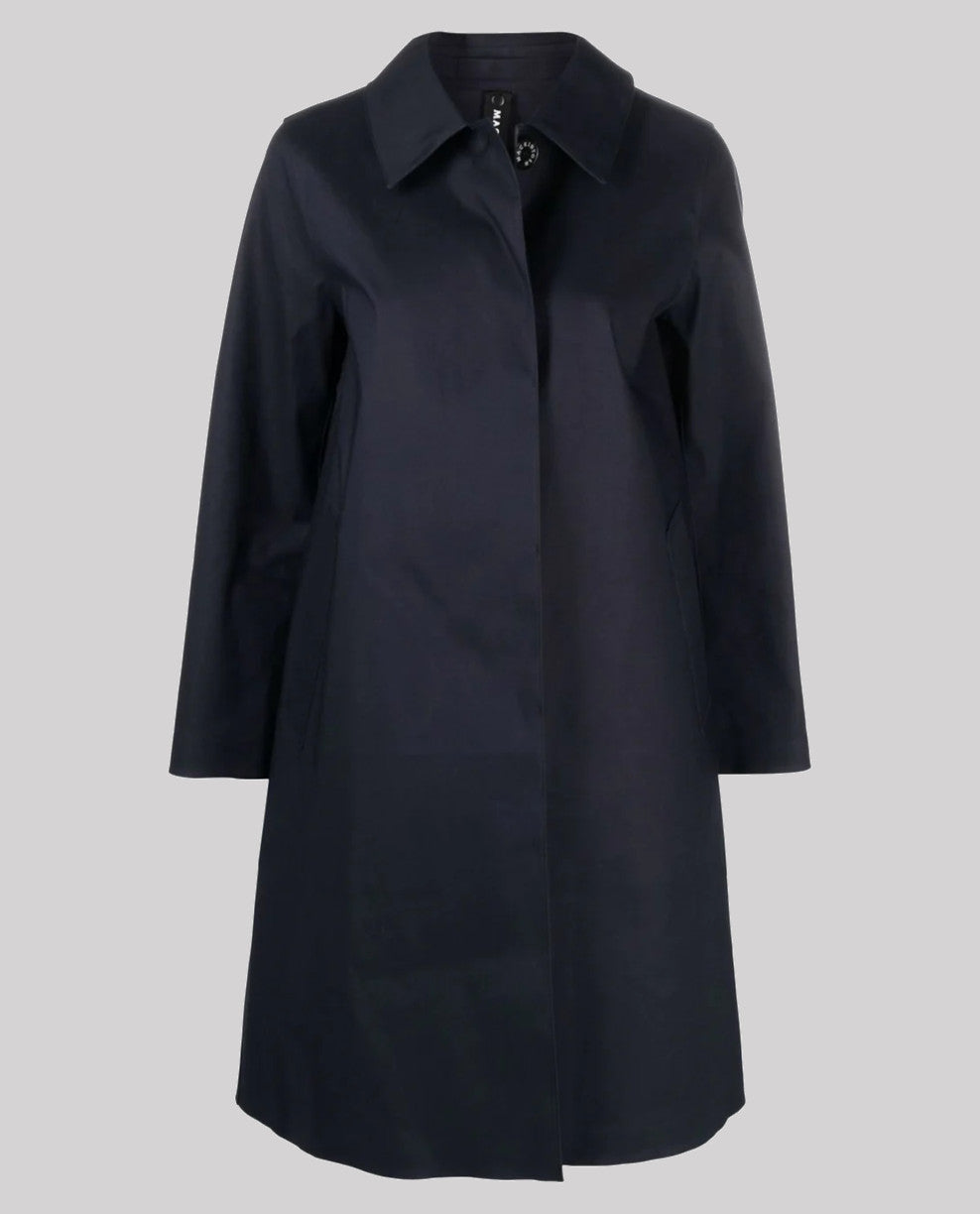 Mackintosh Black Banton Coat