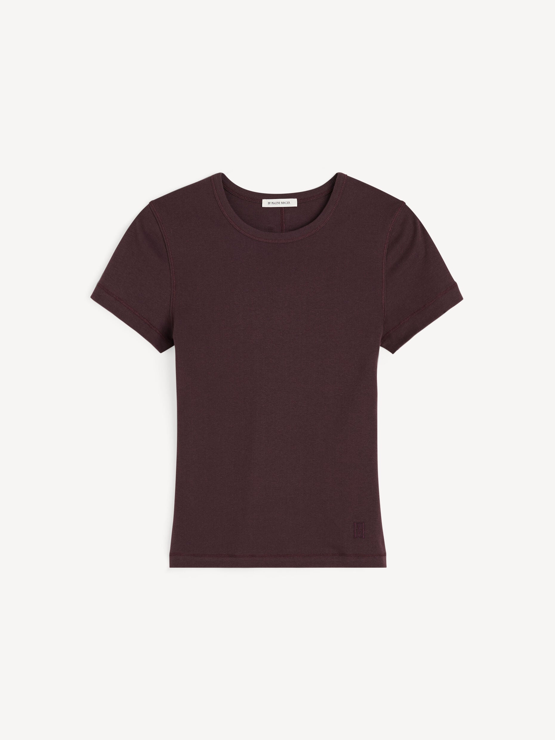By Malene Birger Aubergine Alicia Flat T-shirt