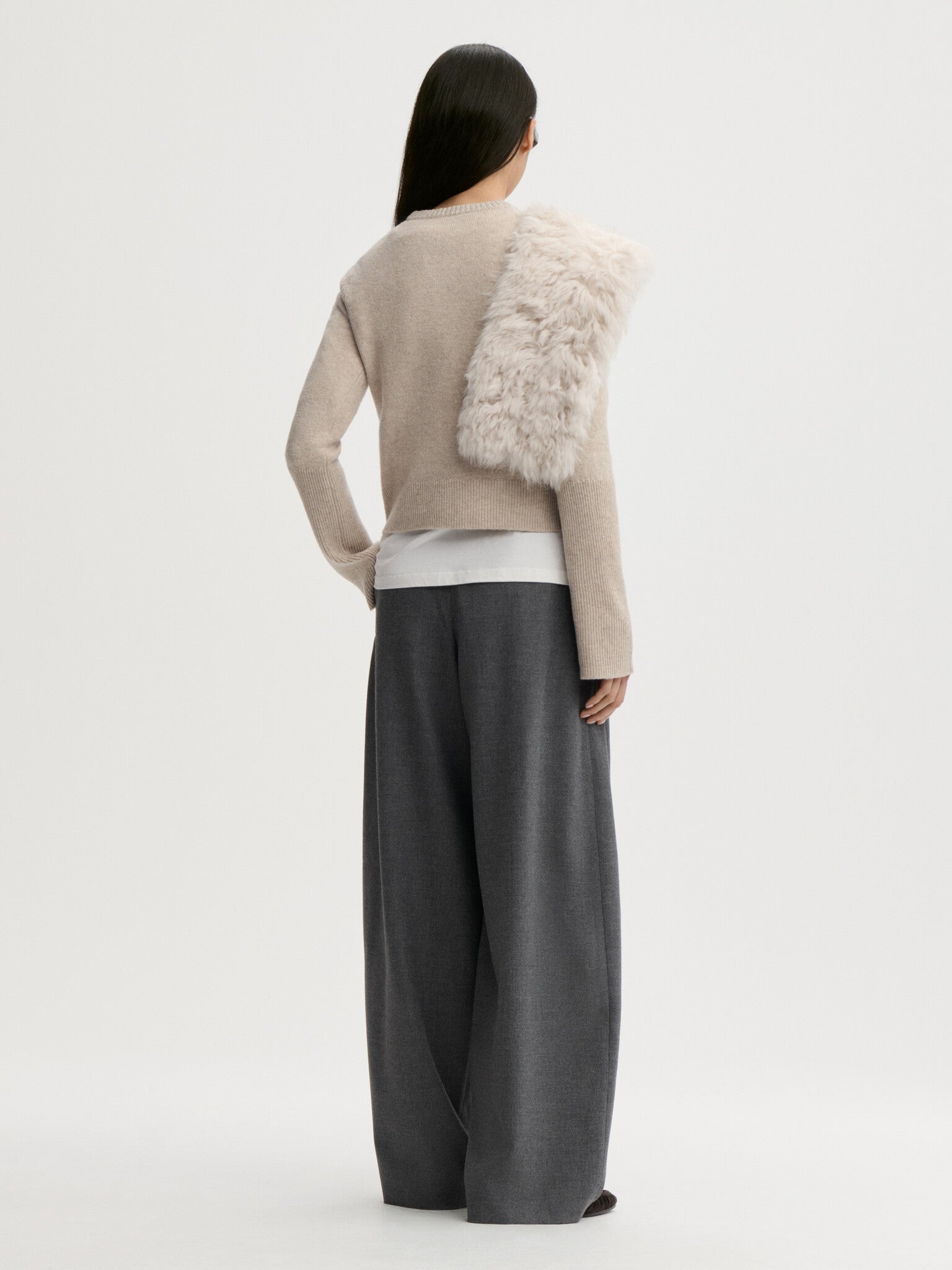 By Malene Birger Grey Brown Melange Hannah Knit