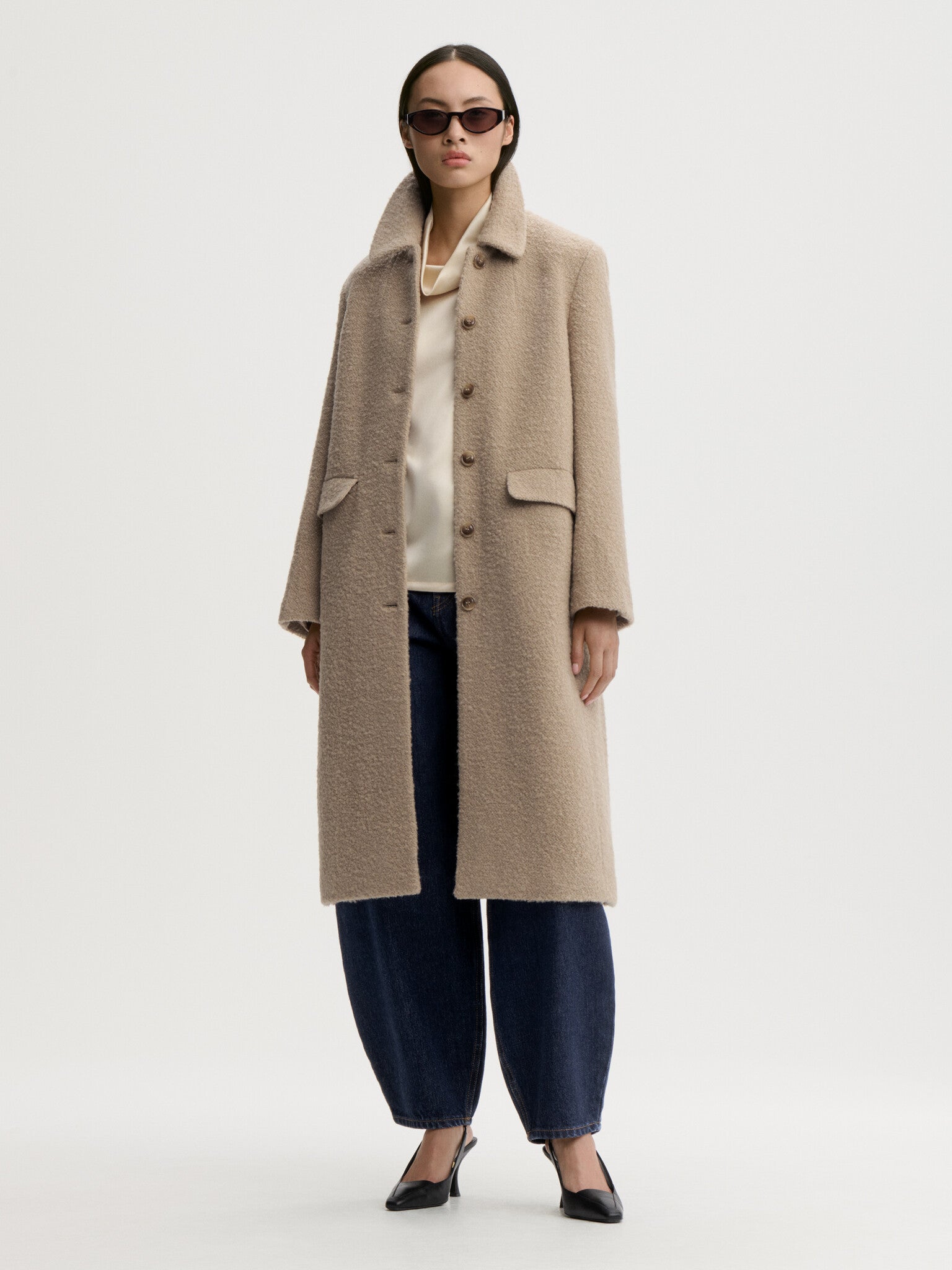 By Malene Birger Old Beige Madera Coat