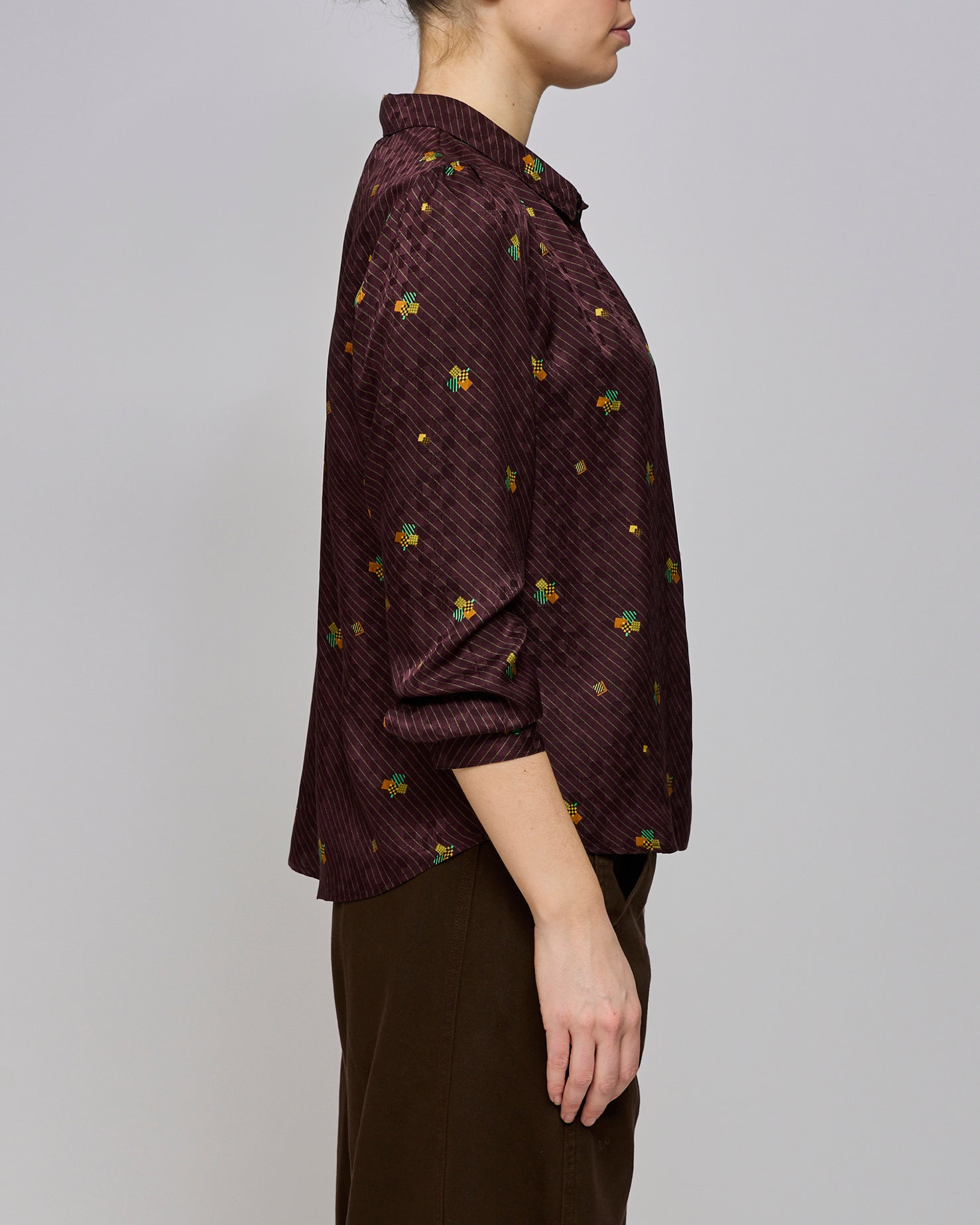 Rachel Comey Bordeaux Bainville Top