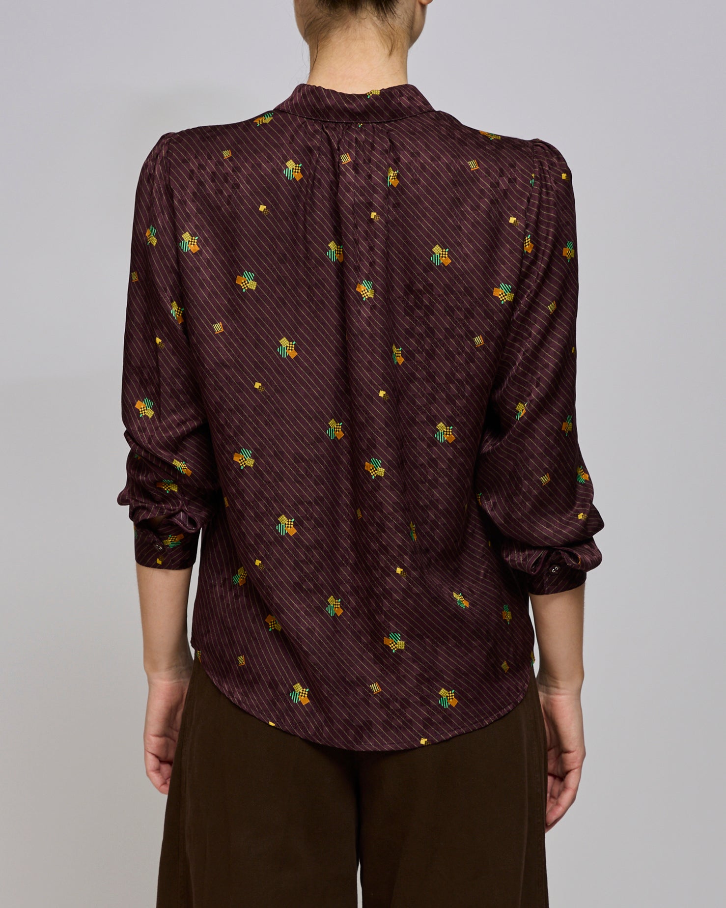 Rachel Comey Bordeaux Bainville Top