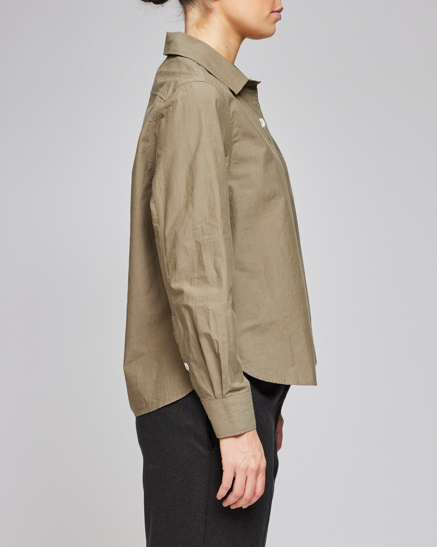 MHL Khaki Green Simple Shirt