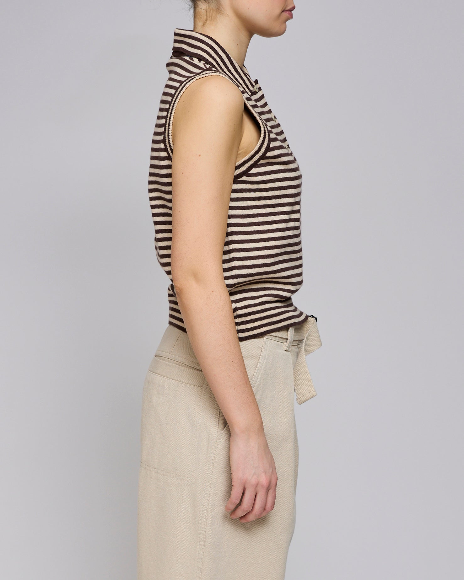 Rachel Comey Sand-Brown Pola Vest