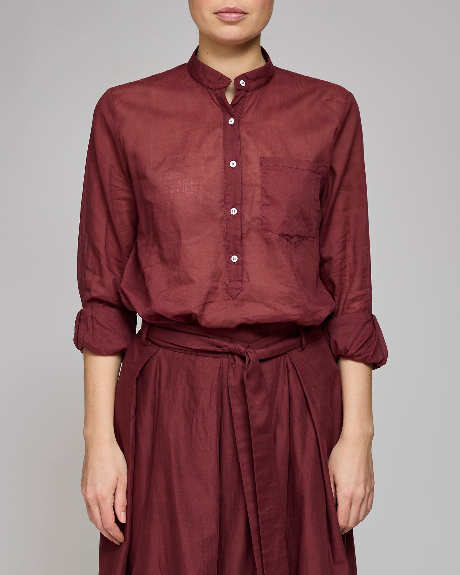 Rika Studios Bordeaux Carolina Shirt
