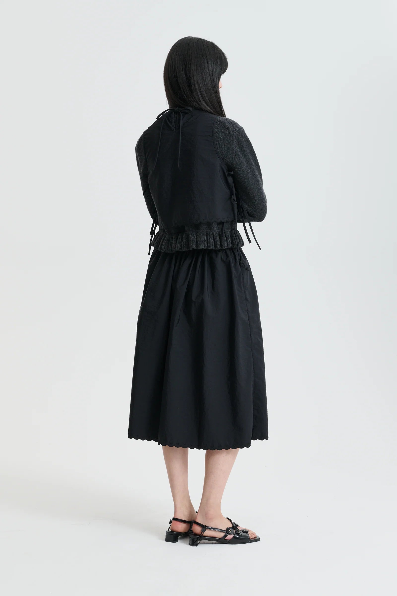 Cecilie Bahnsen Black Fiella Skirt