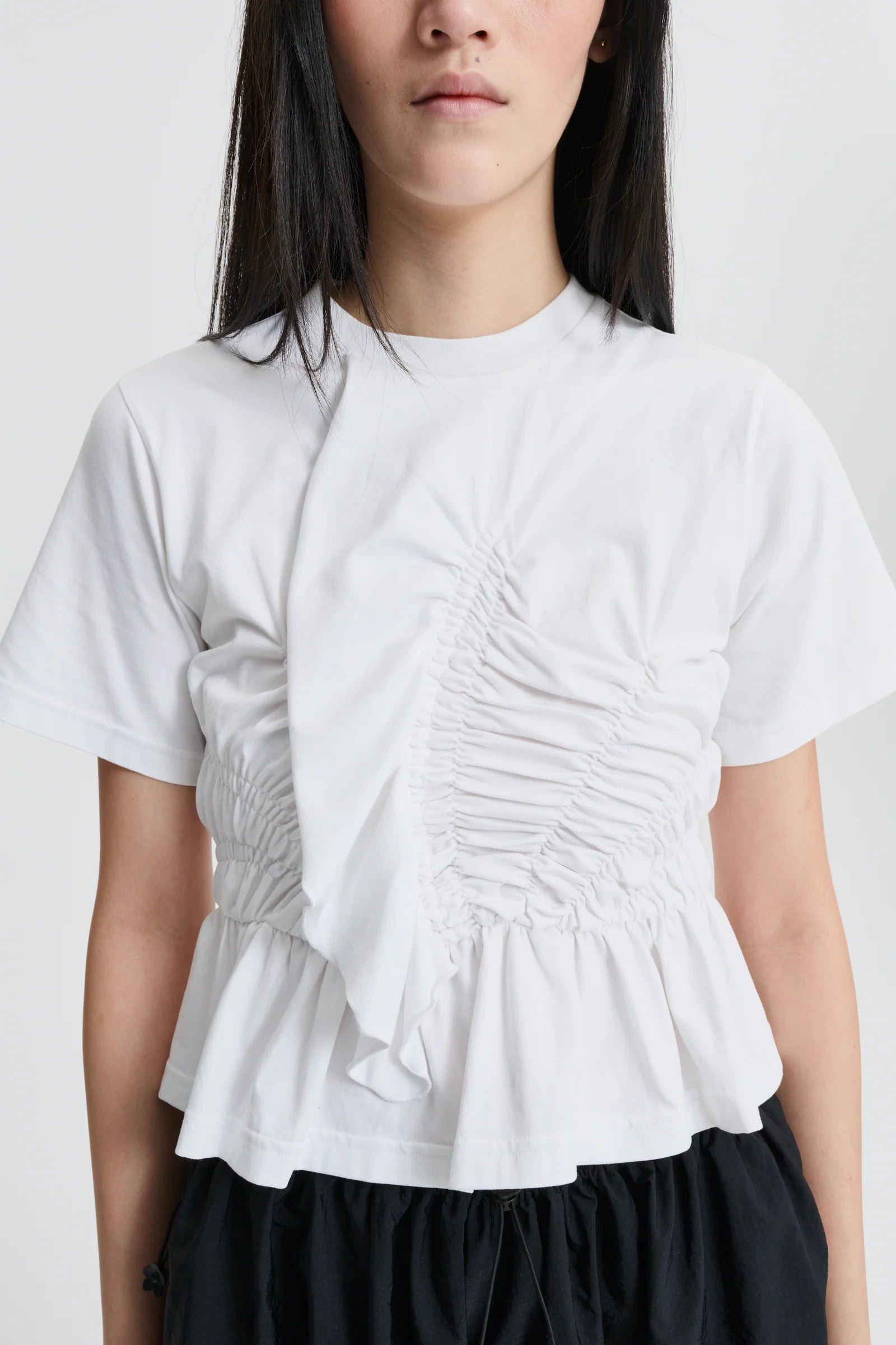 Cecilie Bahnsen White Jersey T-shirt