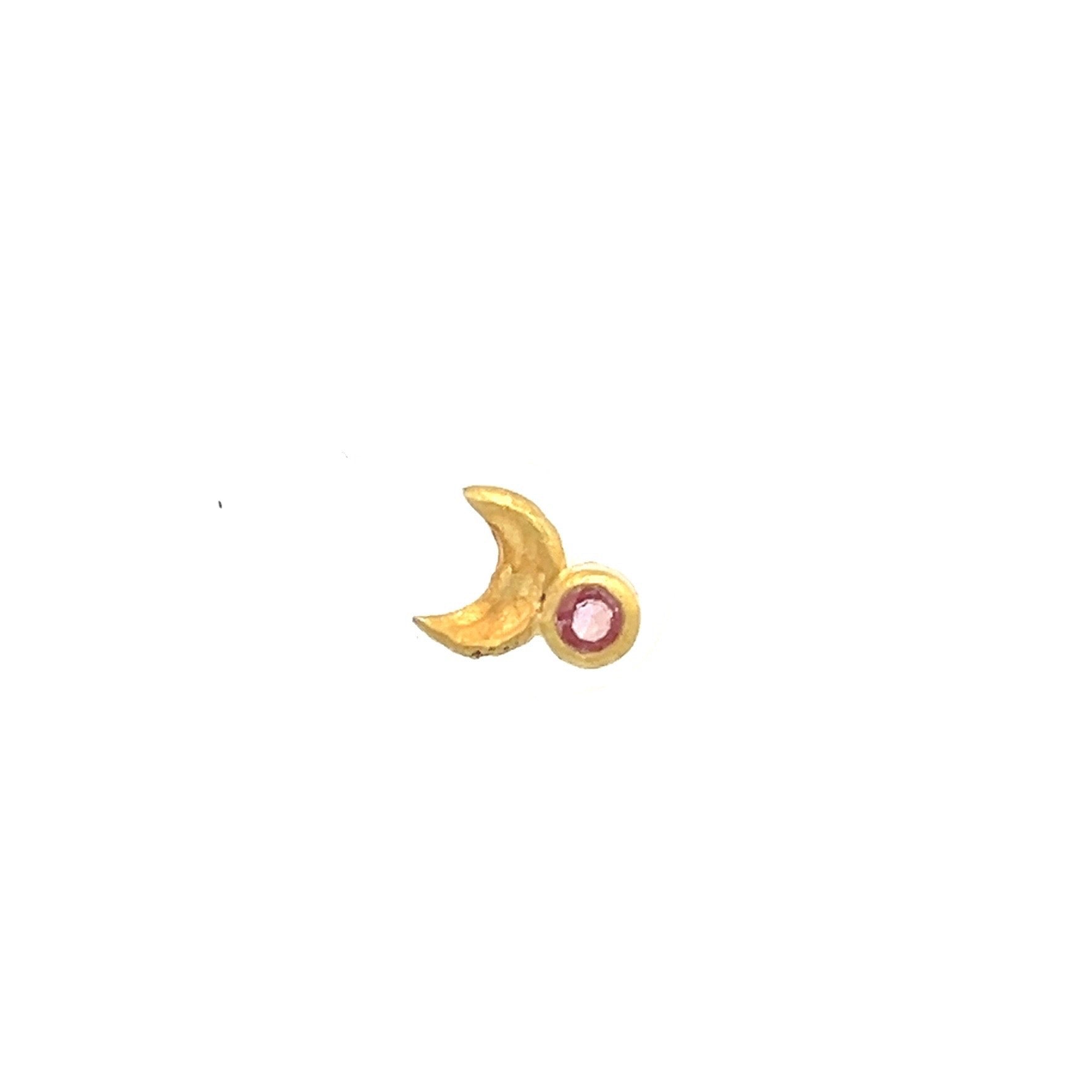 Sara Jin Mi Swallow Ear Stud Sapphire
