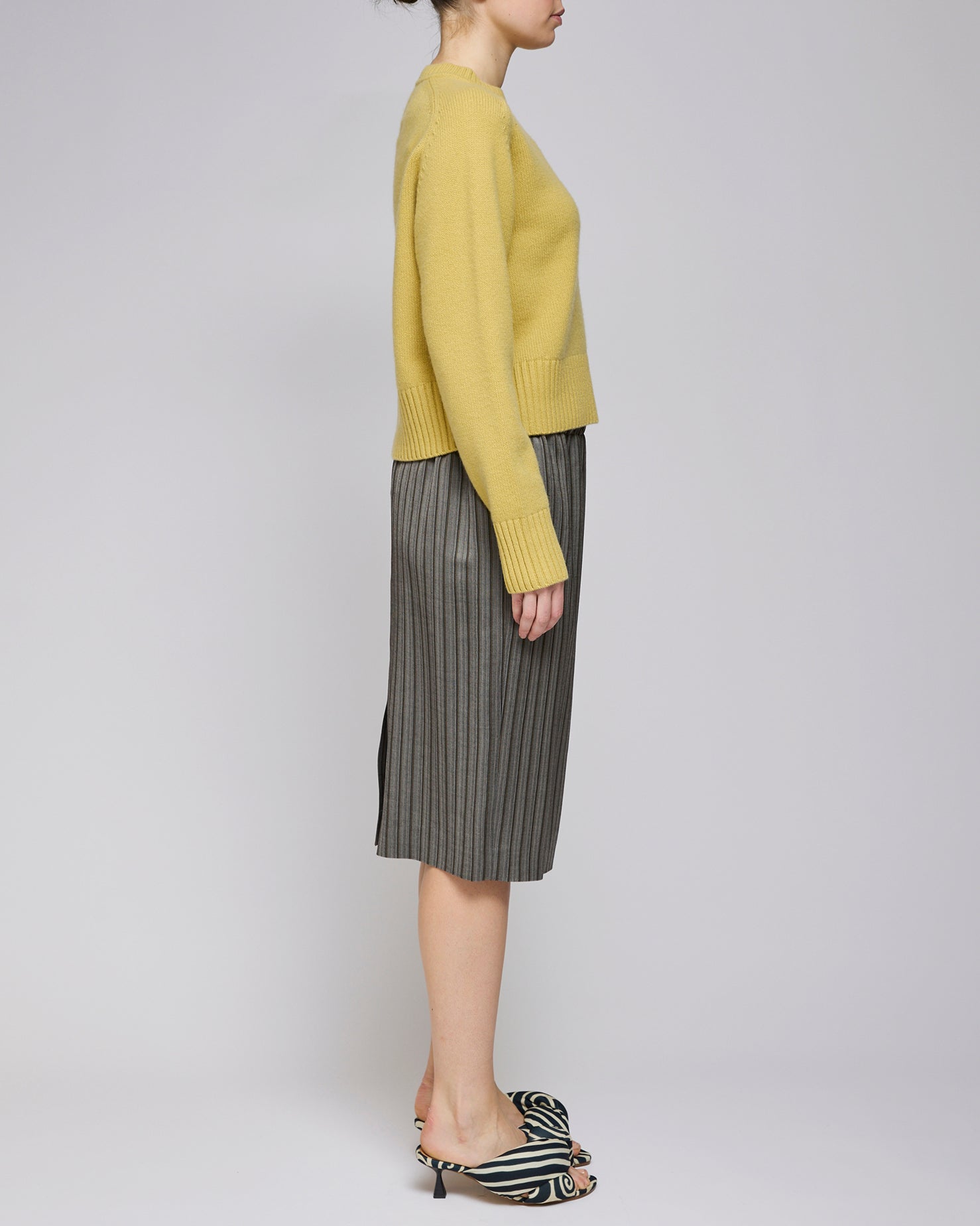 Dries Van Noten Grey Safya Skirt