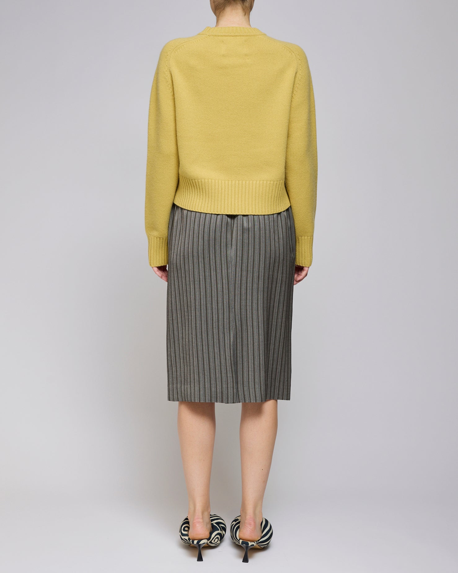Dries Van Noten Grey Safya Skirt