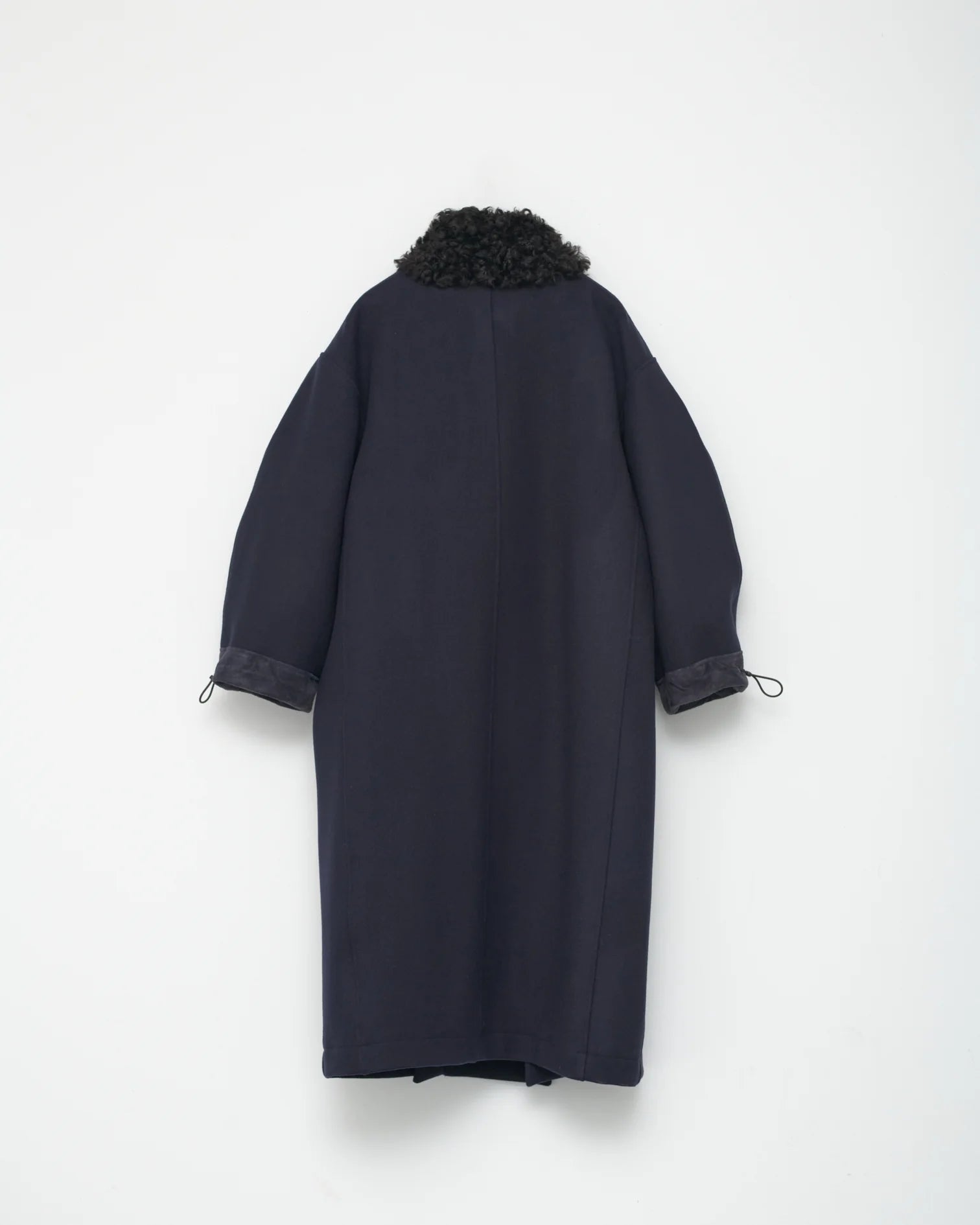 Af Agger Hainsworth Wool Oficer Coat Navy