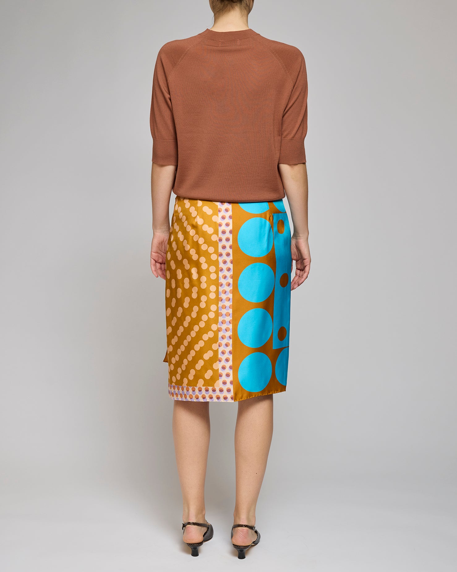 Dries Van Noten Dessin Scarfy Skirt