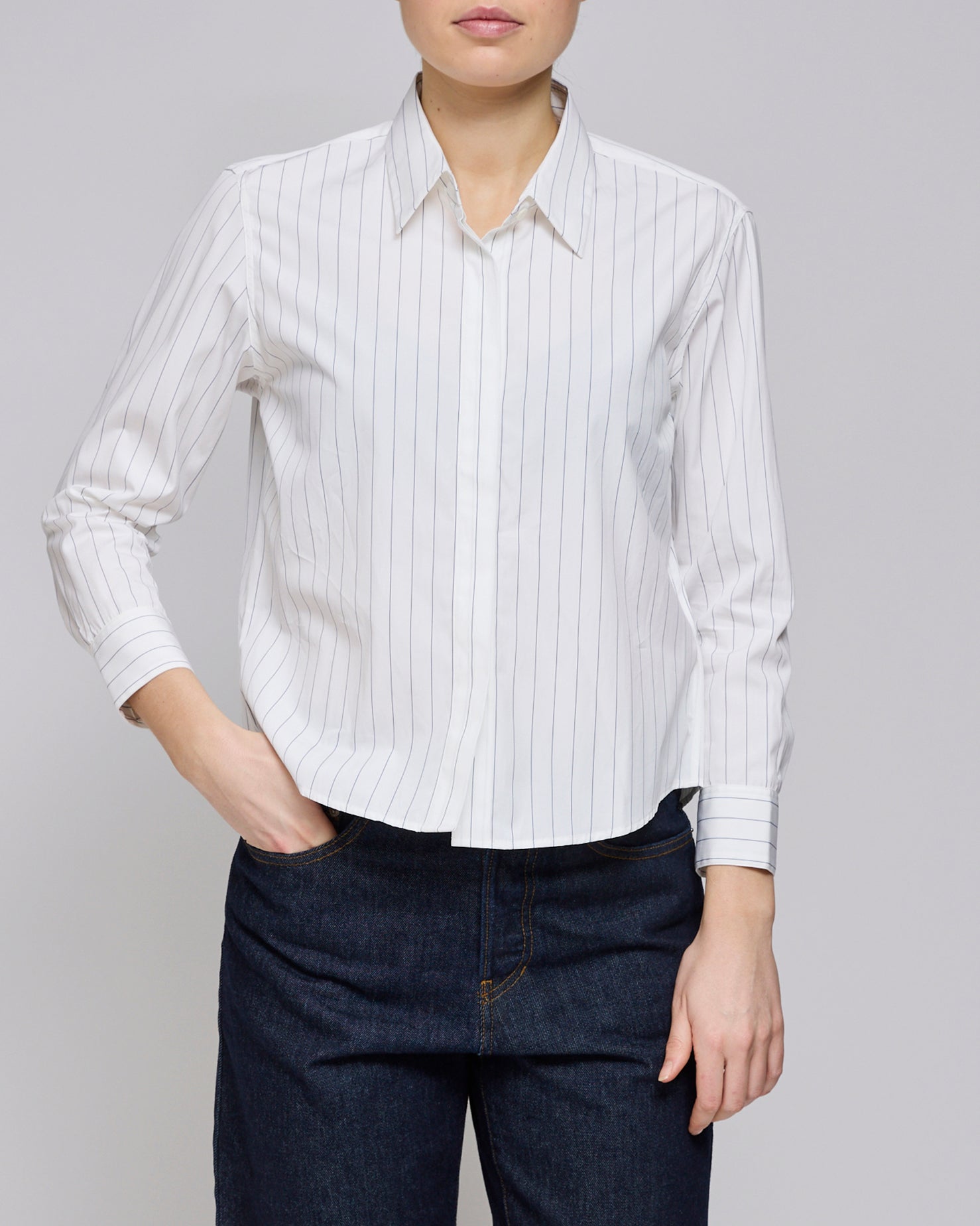 Dries Van Noten Navy Clavini Shirt