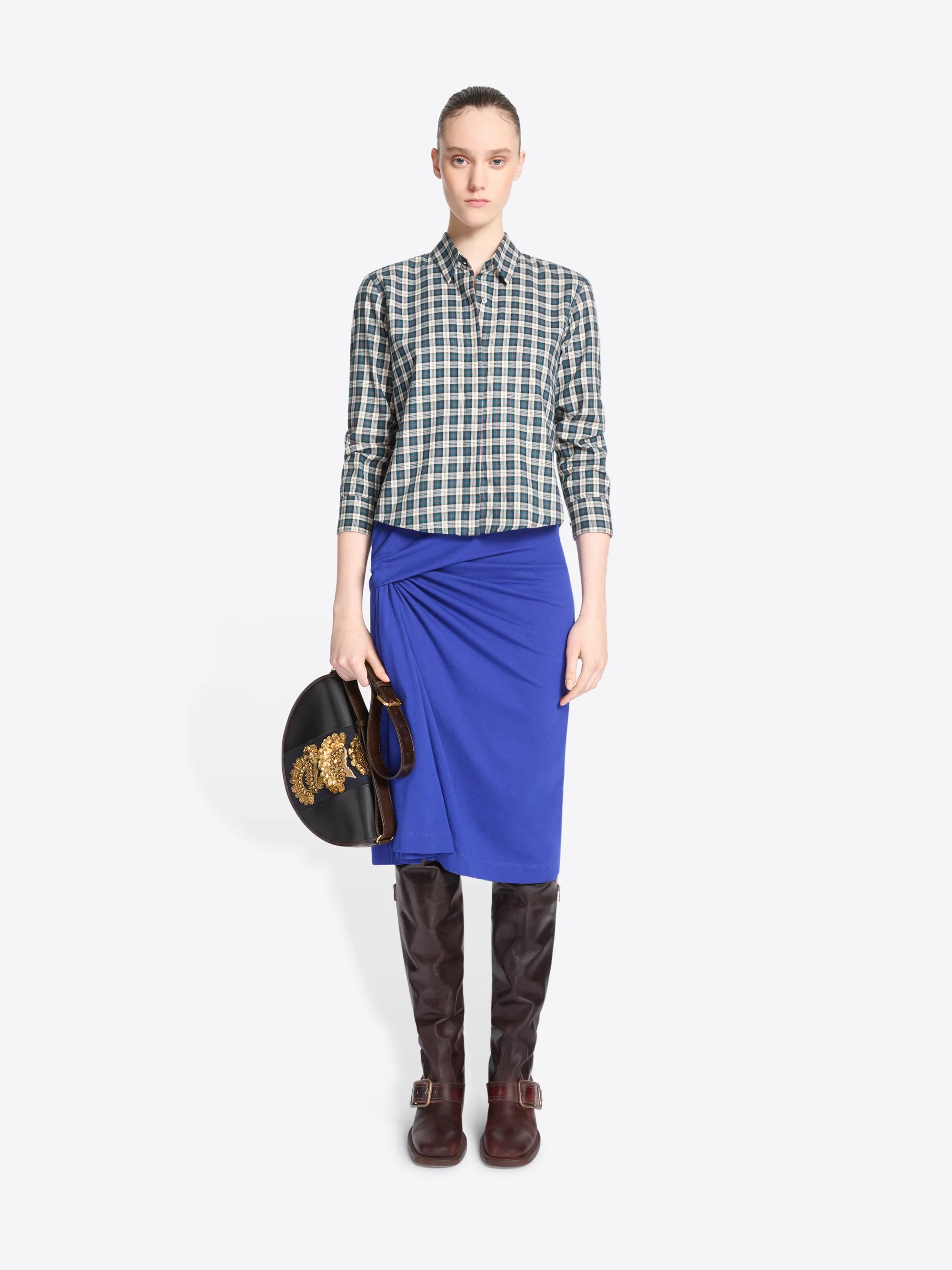 Dries Van Noten Petrol Clavini Shirt