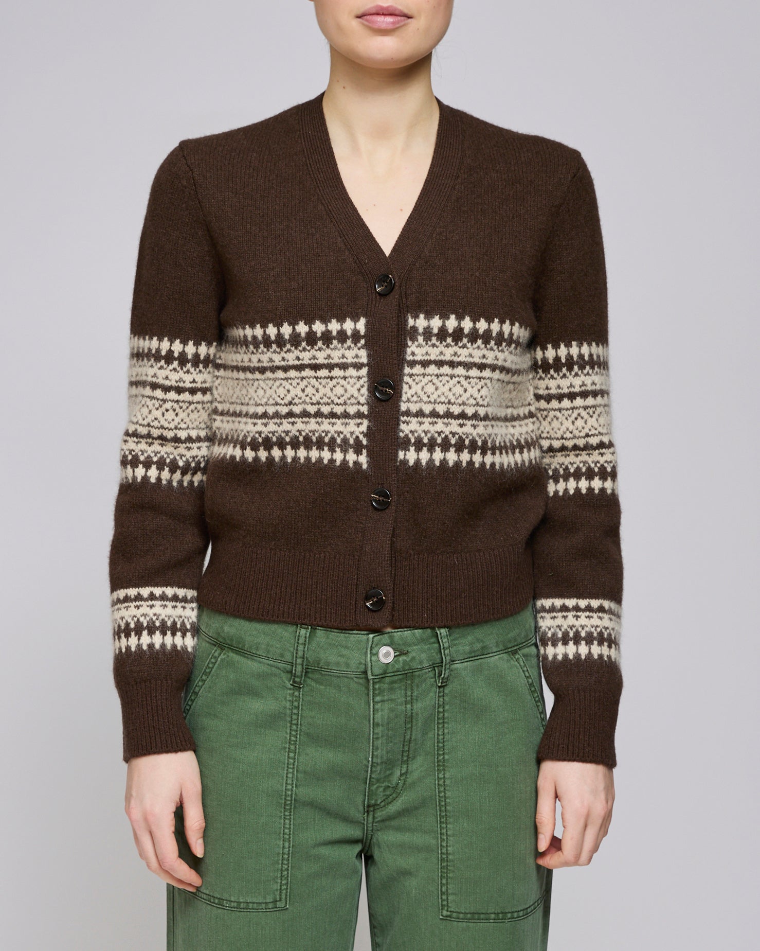 A.P.C. Marron Lindsey Cardigan
