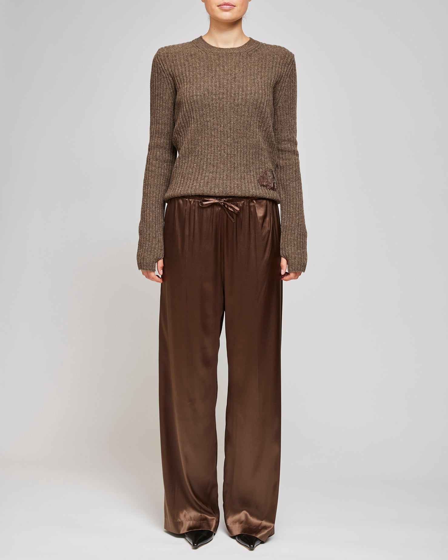 Dries Van Noten Brown Long Puvis Pants