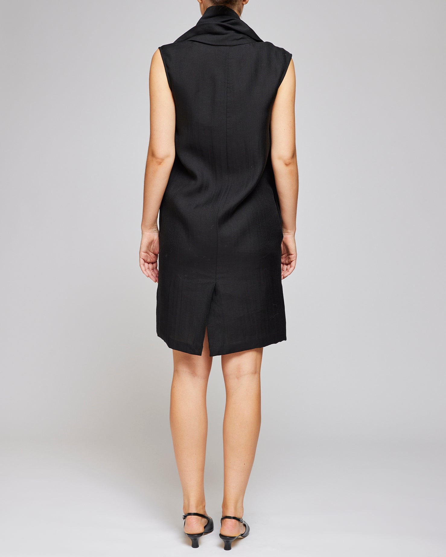 Toteme Black Scarf Dress