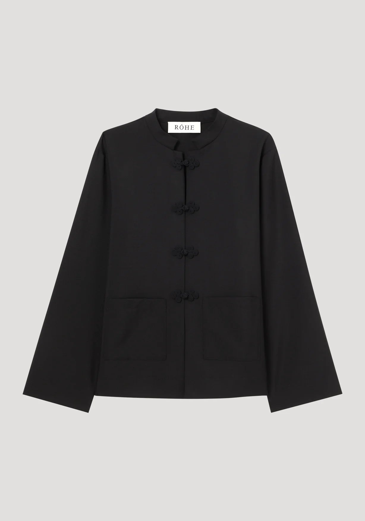 RÓHE Black Pankou Closure Jacket
