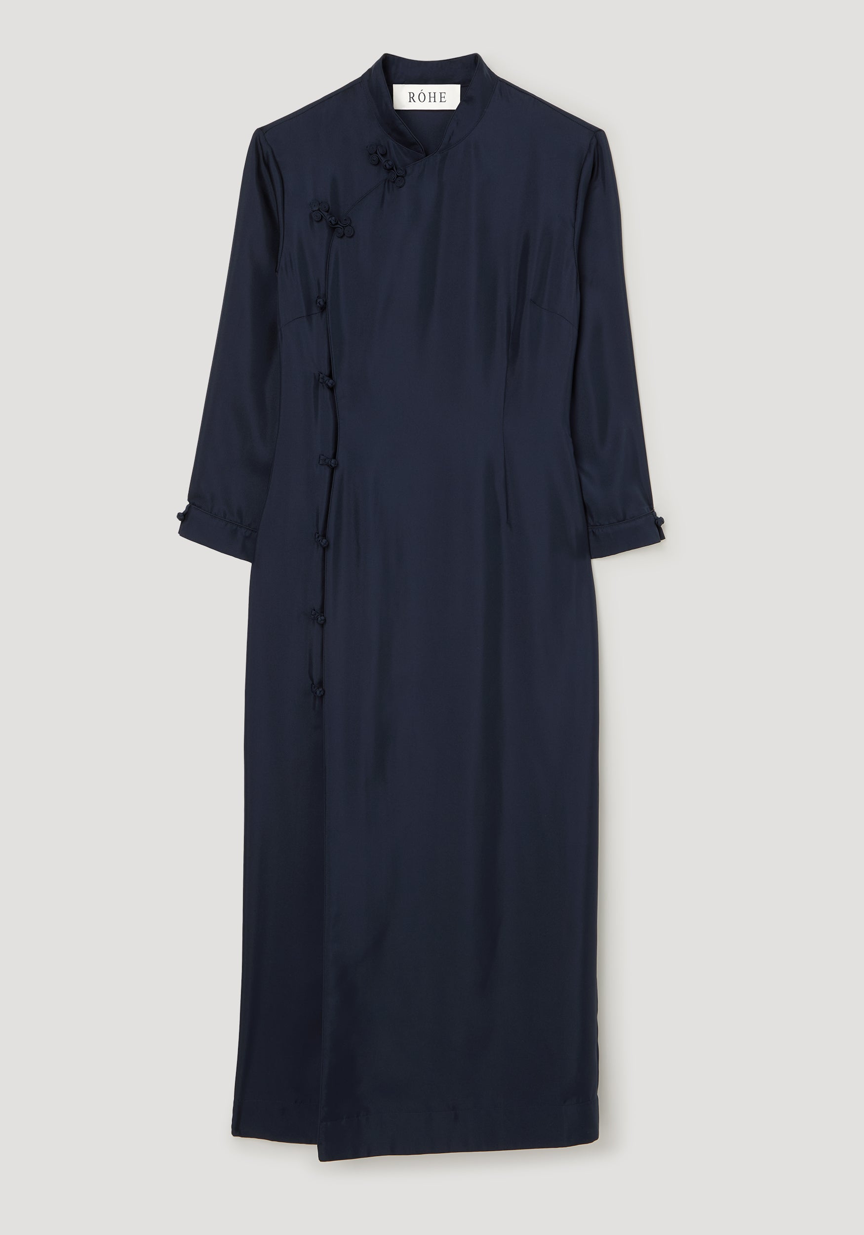 RÓHE Night Pankou Closure Silk Dress