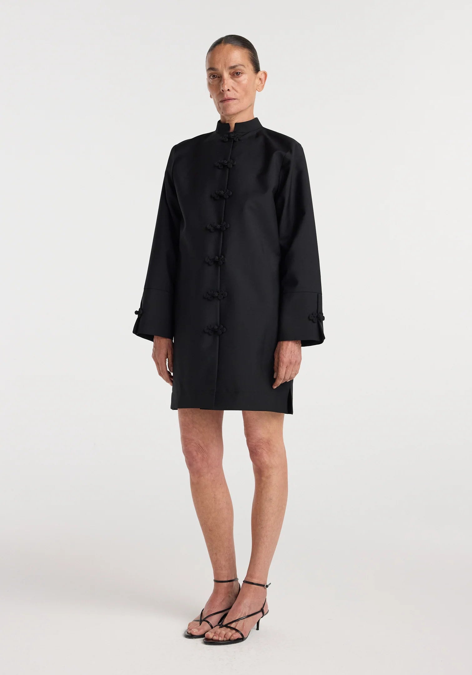 RÓHE Black Pankou Closure Dress