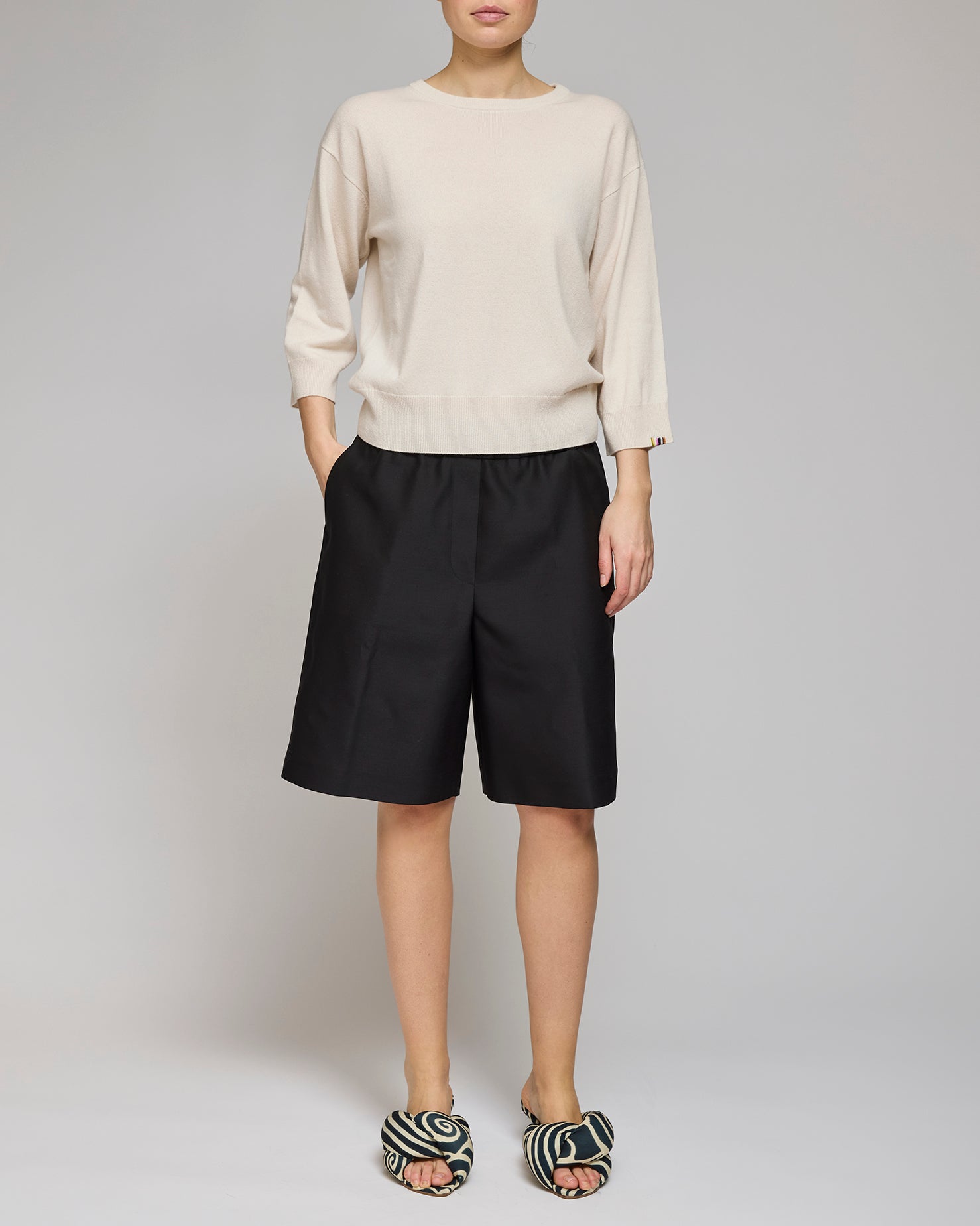 Dries Van Noten Black Pomy Short Pants
