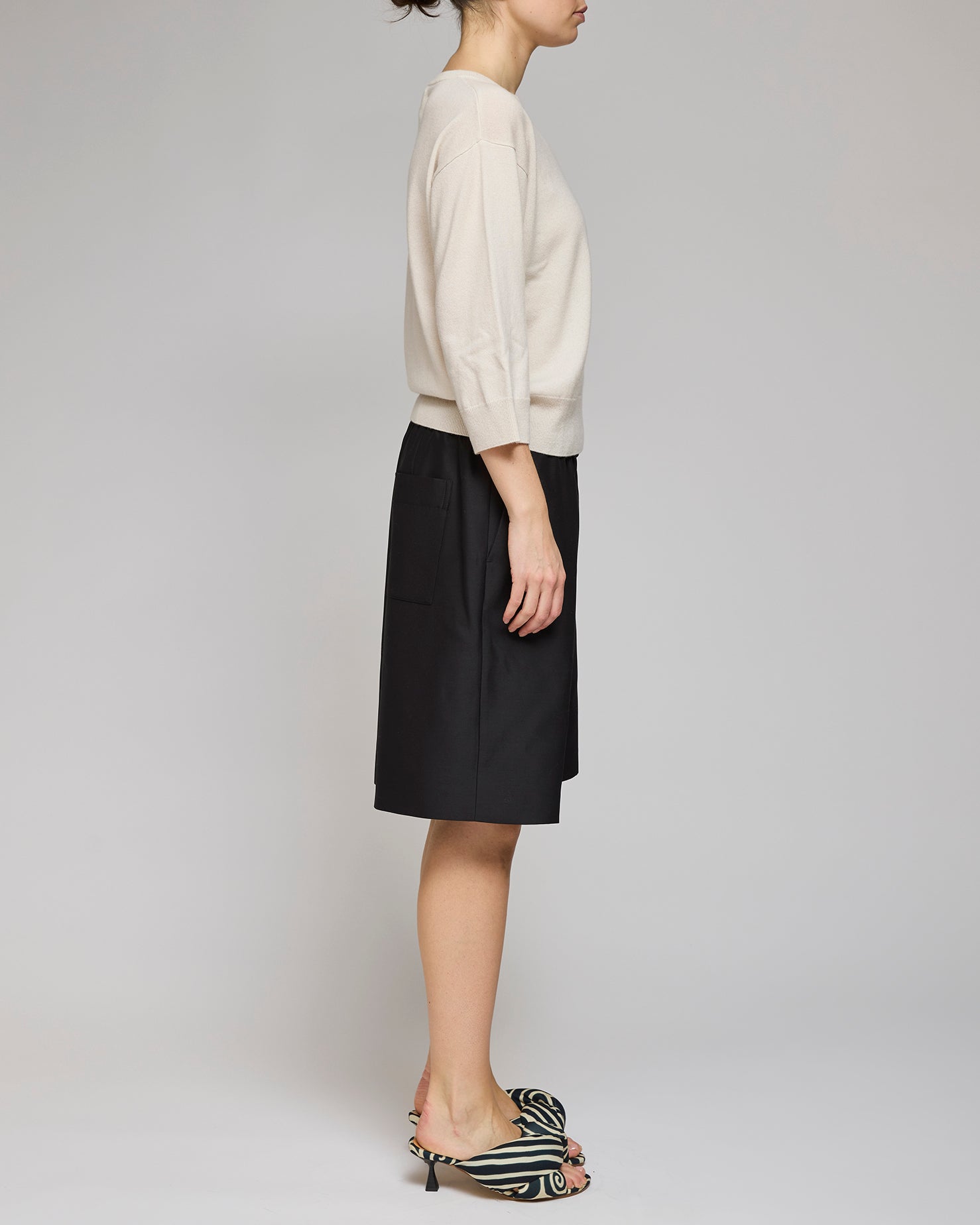 Dries Van Noten Black Pomy Short Pants