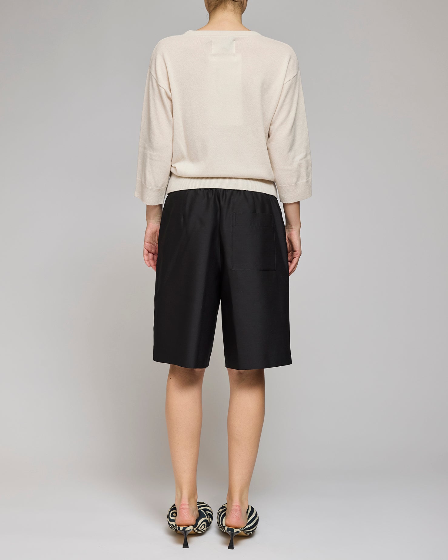 Dries Van Noten Black Pomy Short Pants