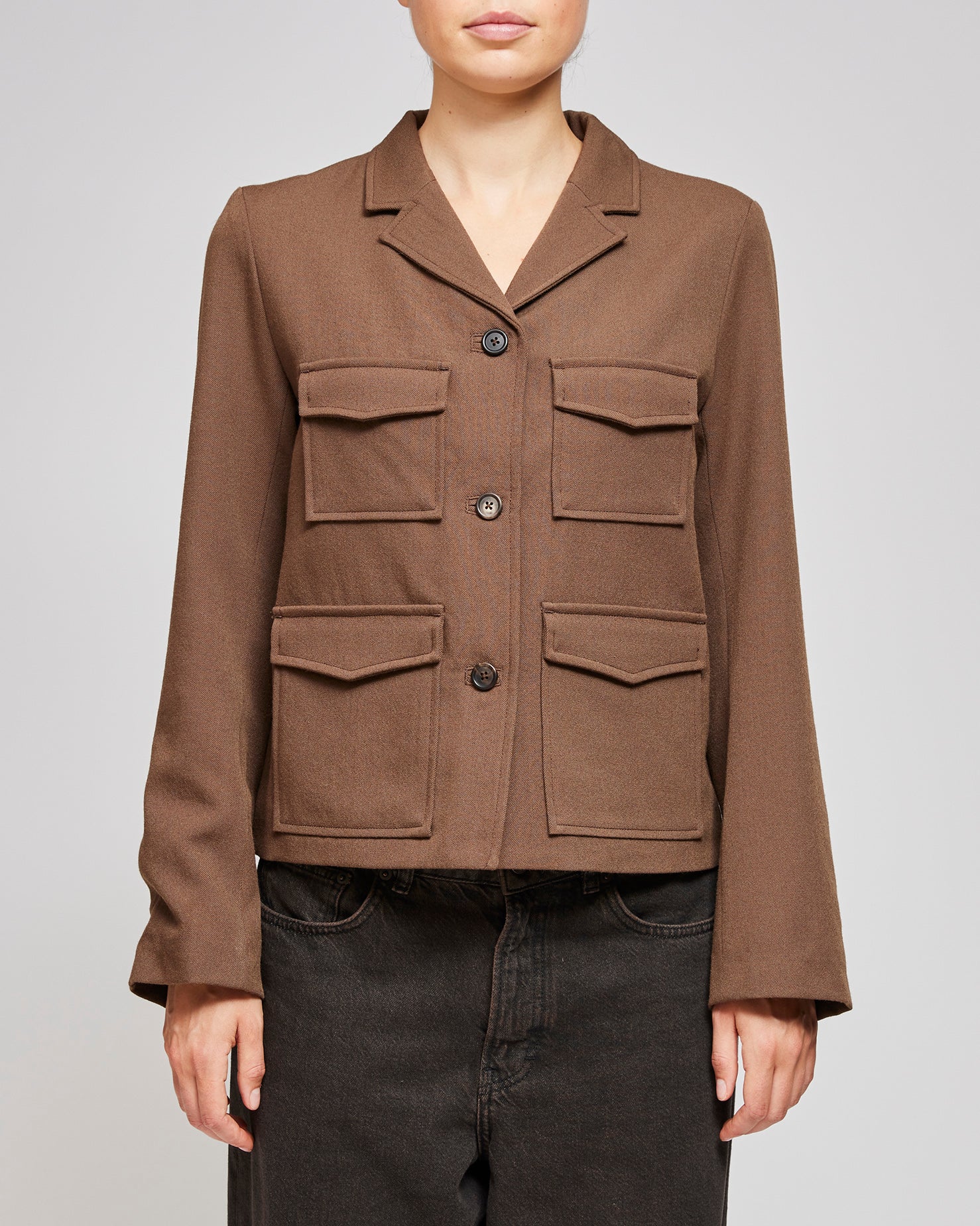 Jeanerica Brown Carole Jacket