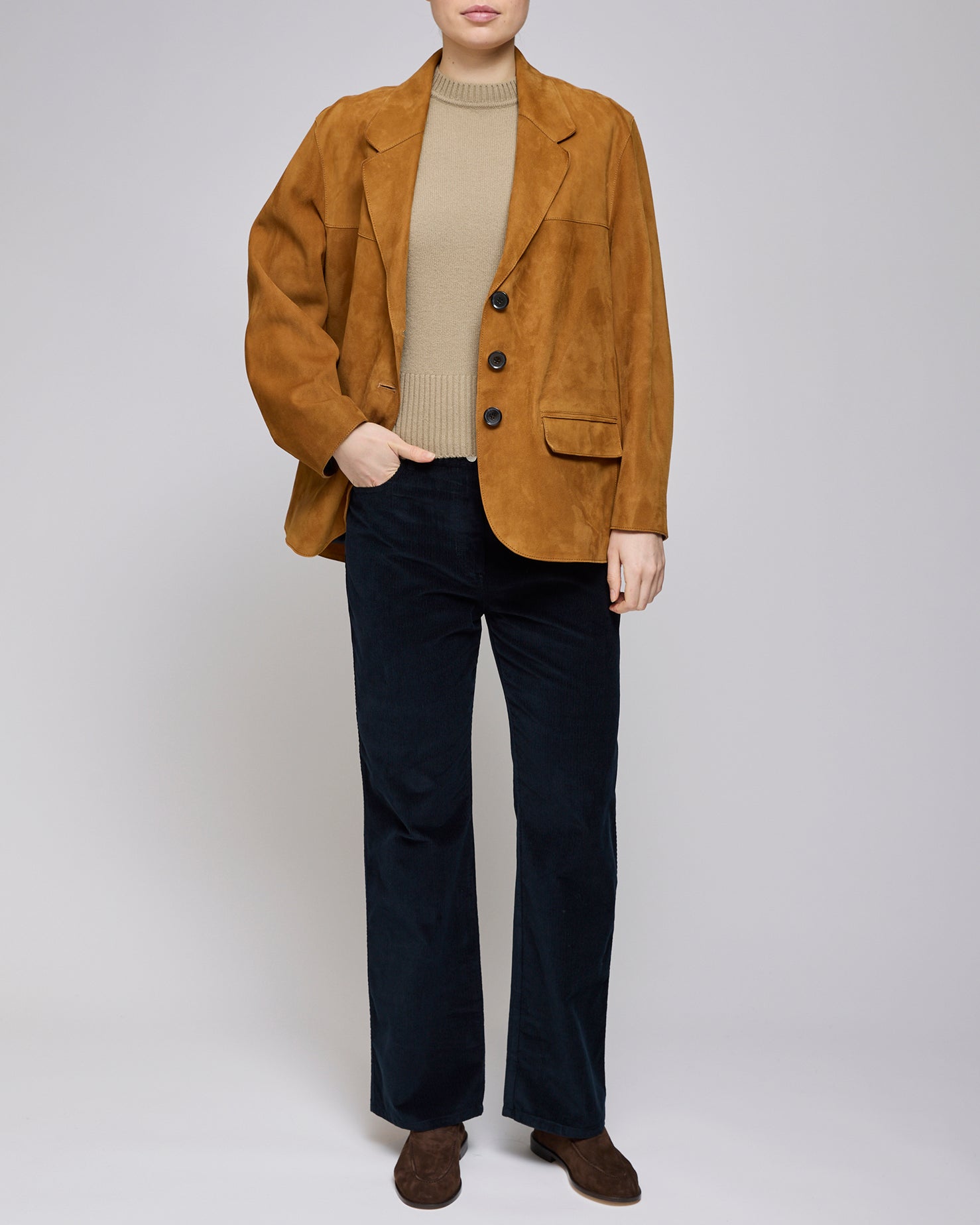 Rika Studios Steve Jacket Tobacco