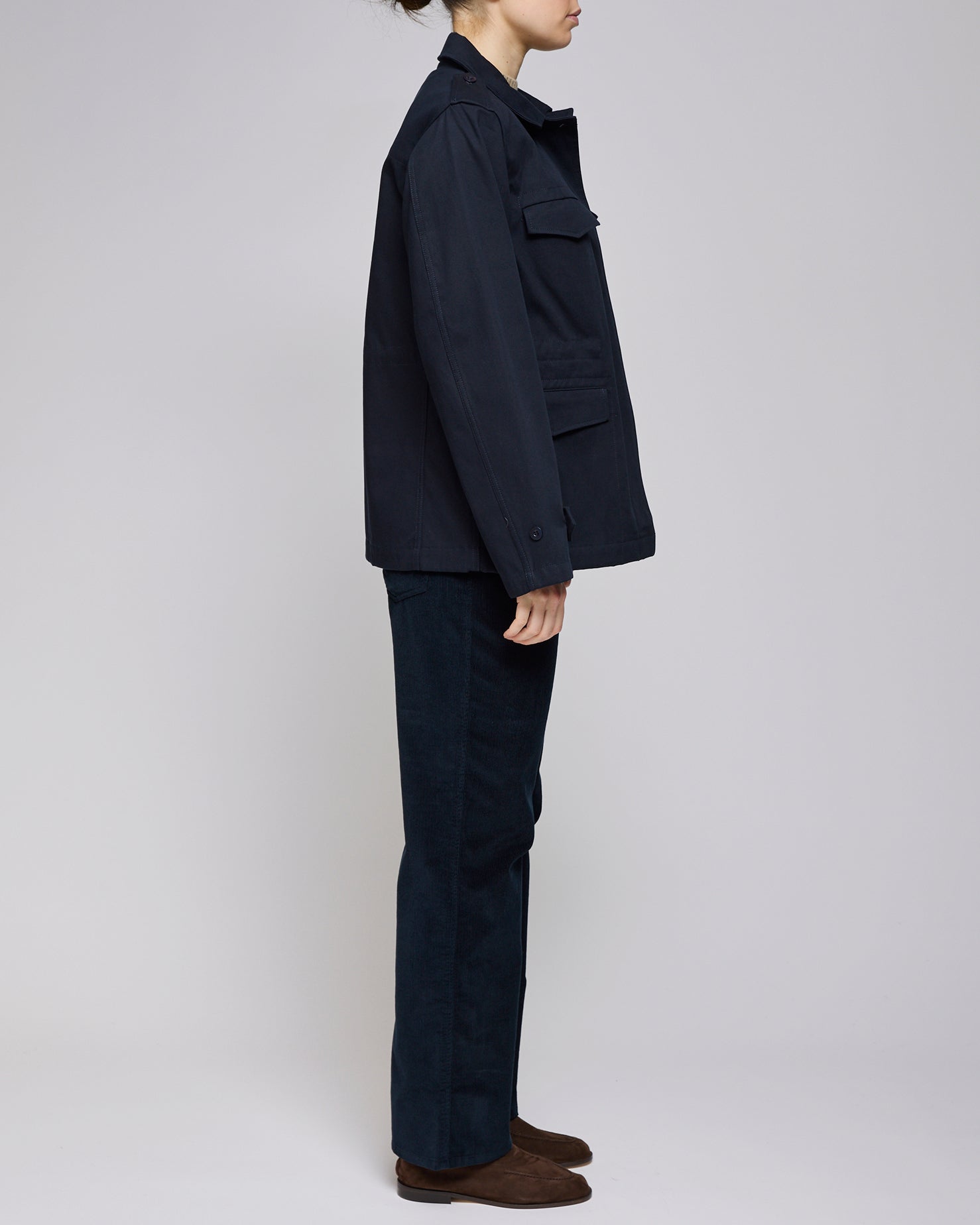 A.P.C Navy Veste Ceintree Jacket