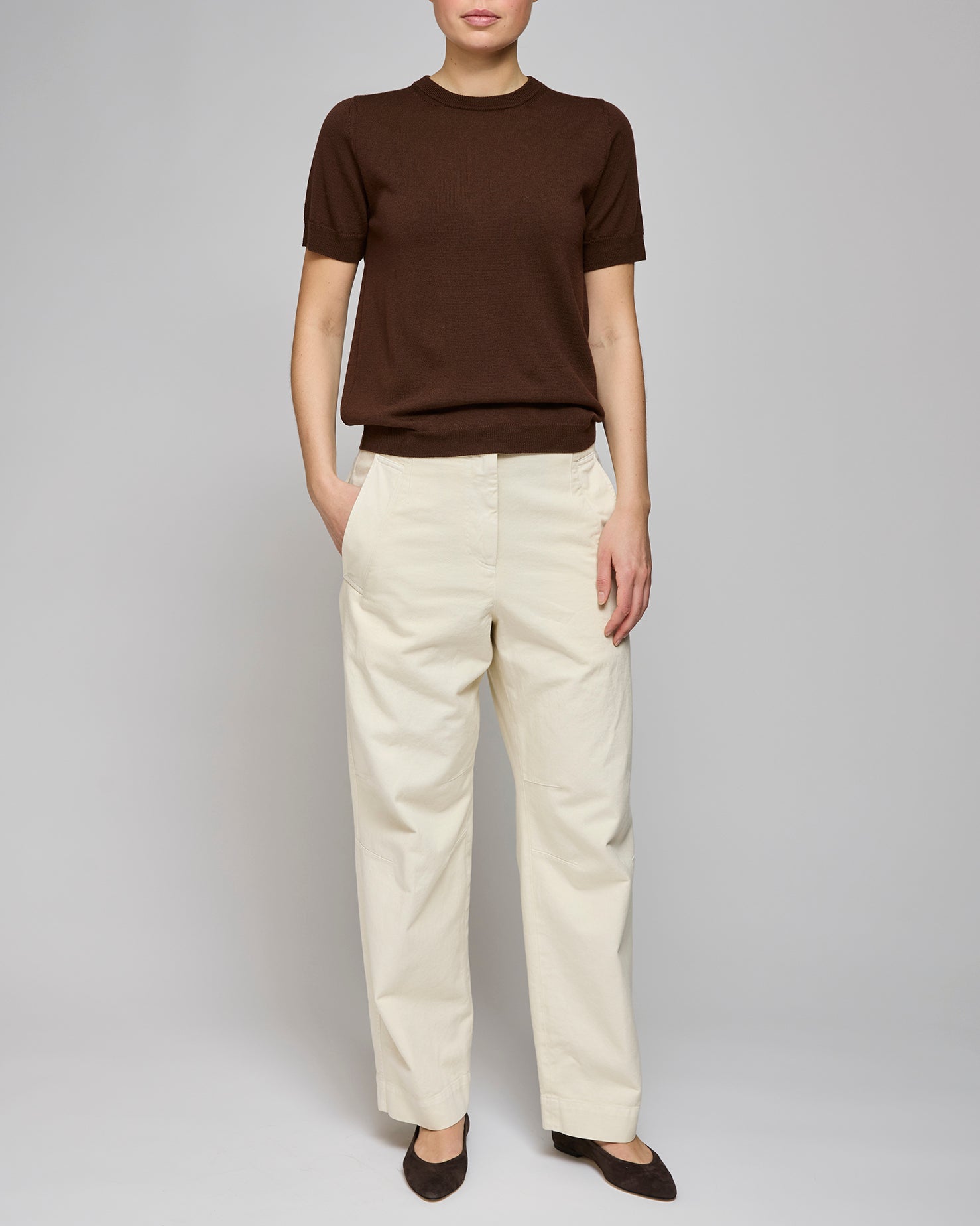 Dries Van Noten Ecru Pincks Pants