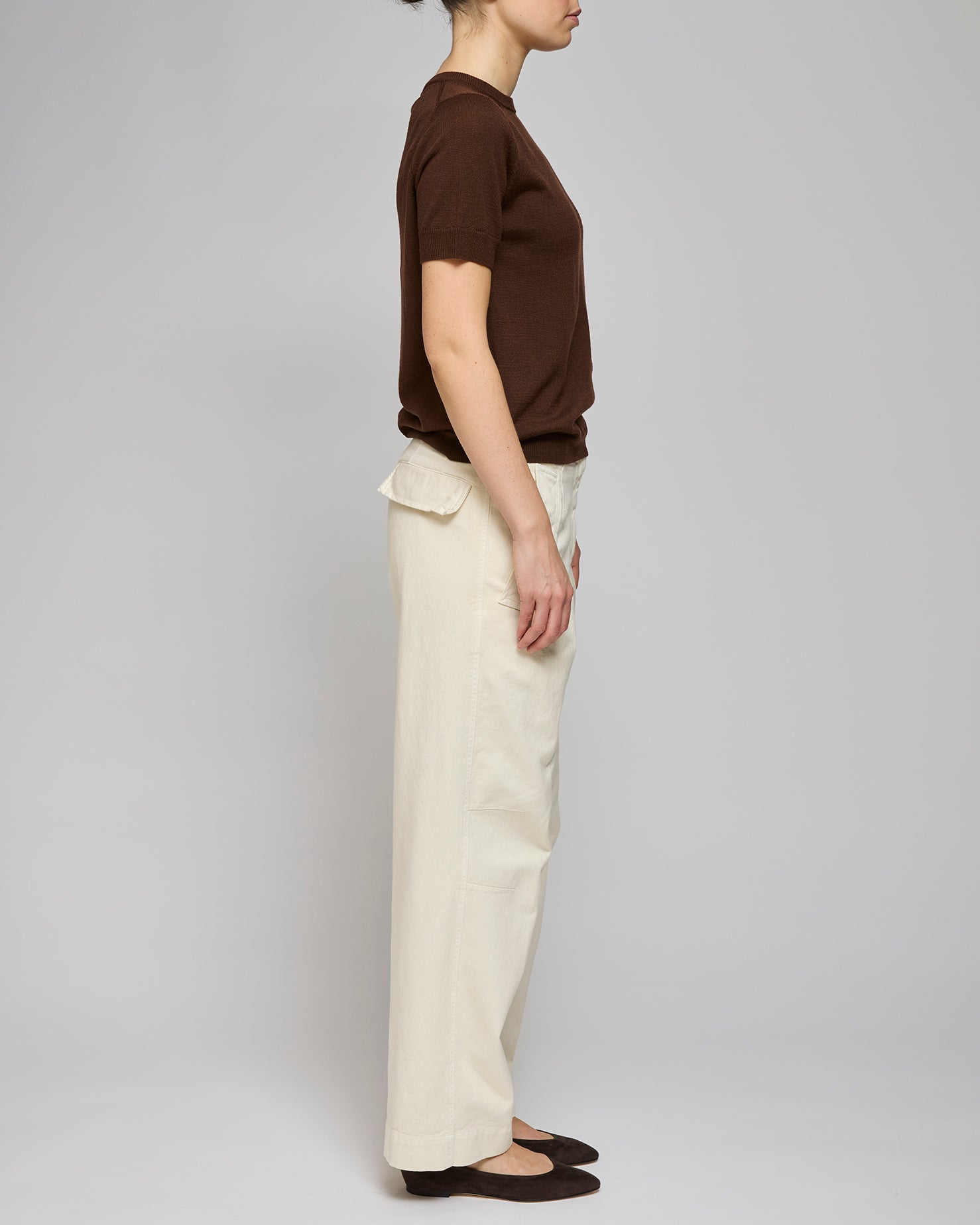 Dries Van Noten Ecru Pincks Pants