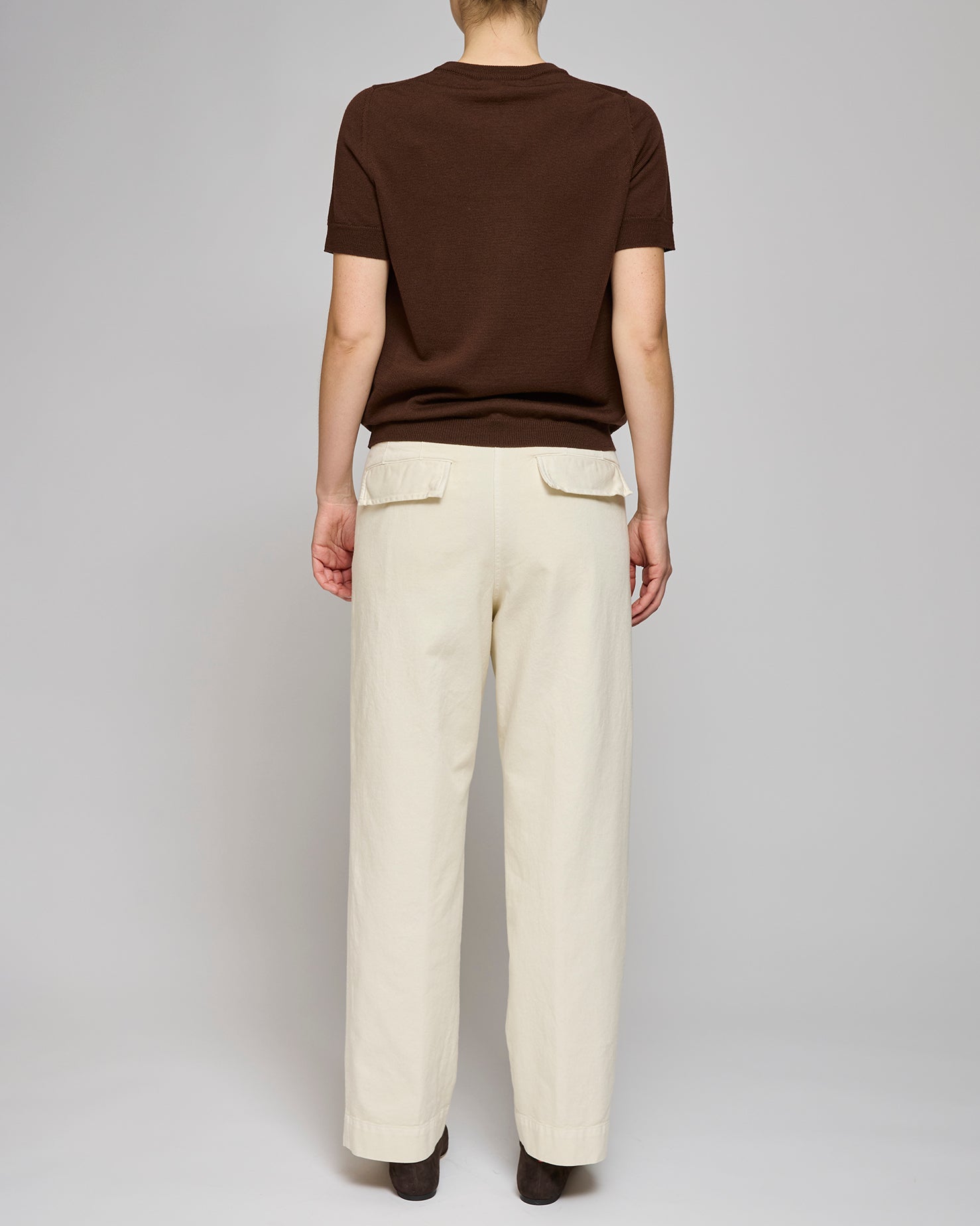 Dries Van Noten Ecru Pincks Pants