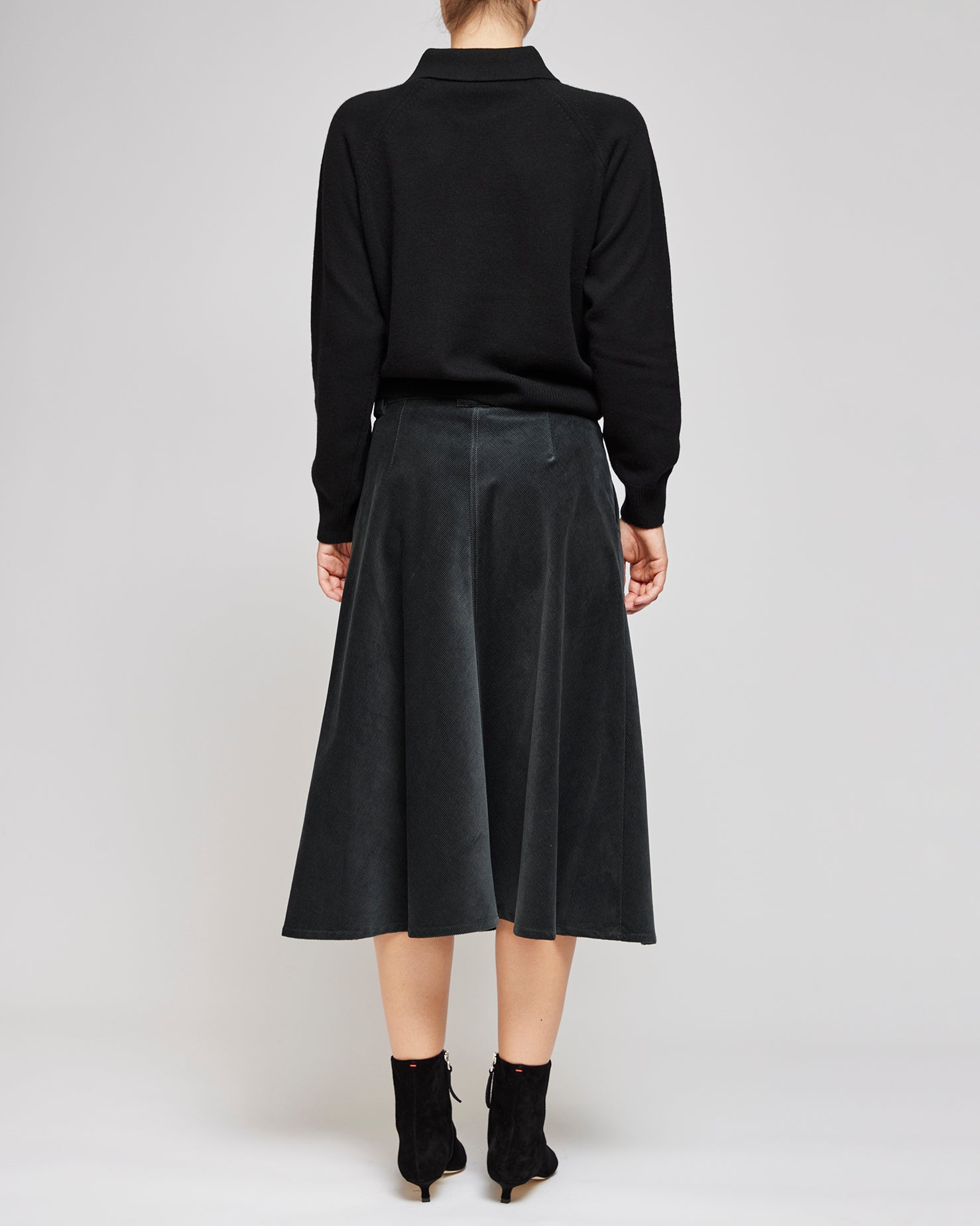 A.P.C Anthracite Jupe Laurene Skirt