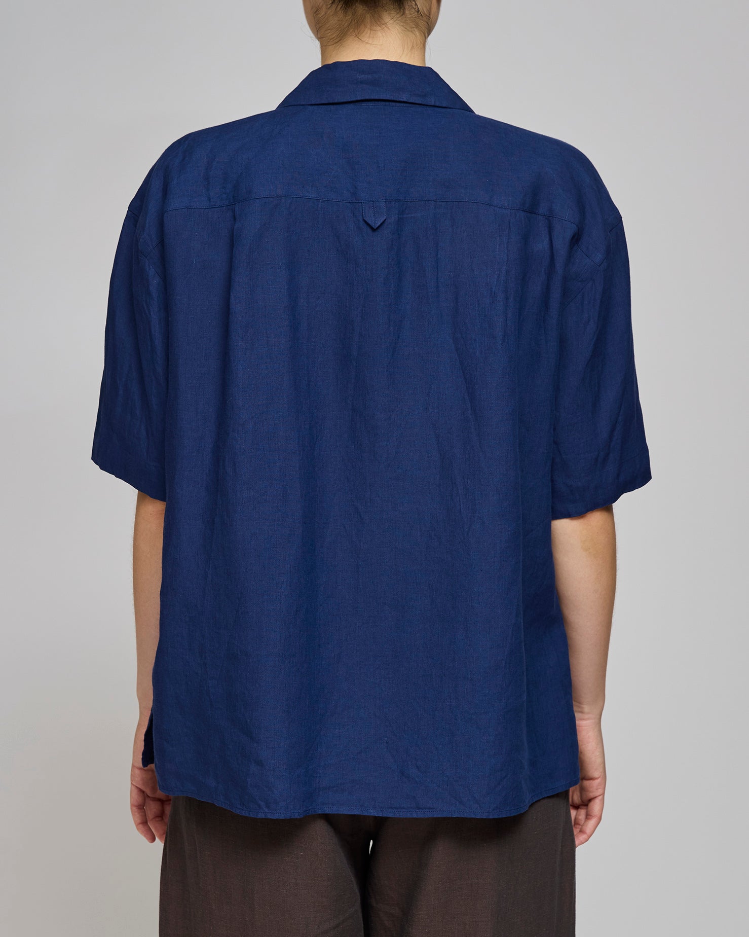 Margaret Howell Deep Blue Fly Placket Shirt