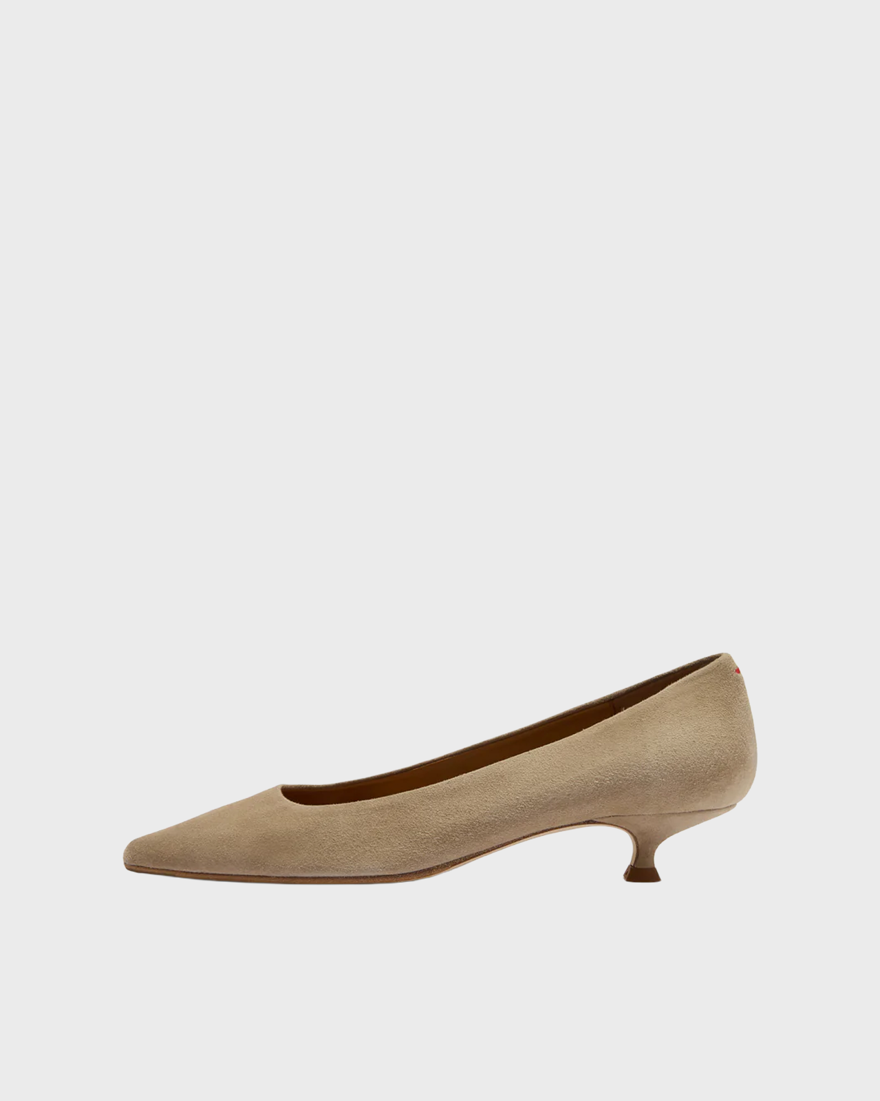Aeyde Sand Cari Kid Suede Leather Pumps