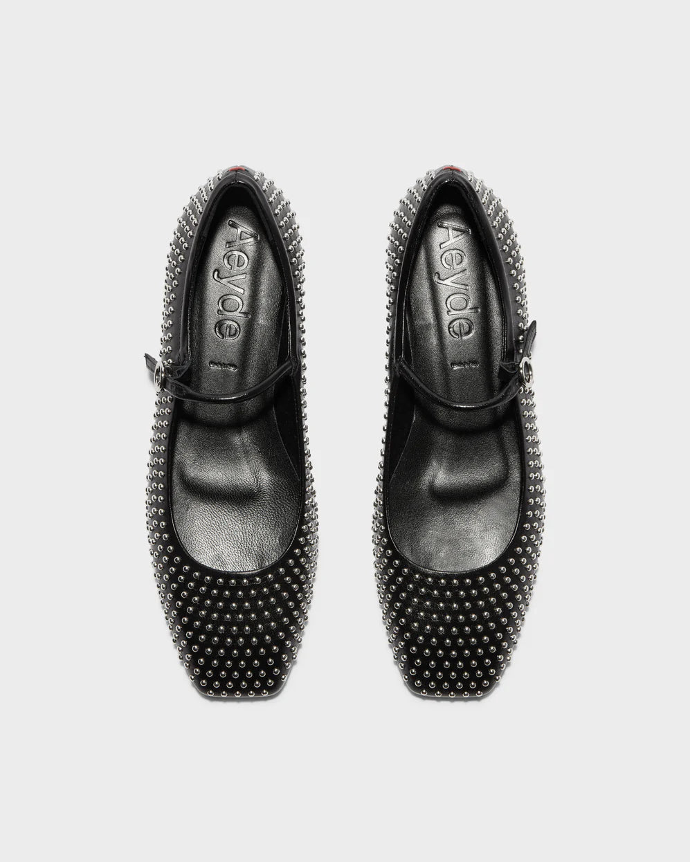 Aeyde Uma Mini Studs Nappa Leather Black