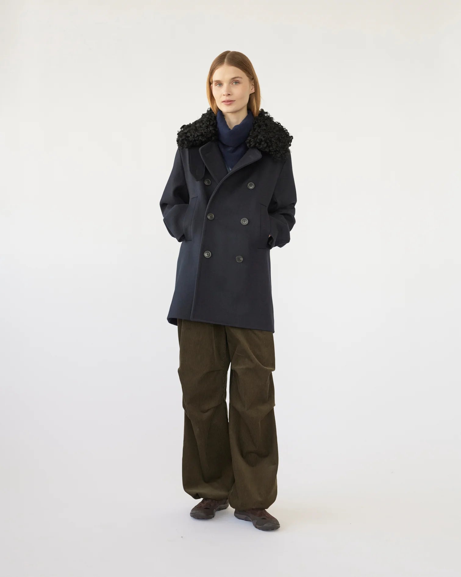 Af Agger Navy Hainsworth Peacoat