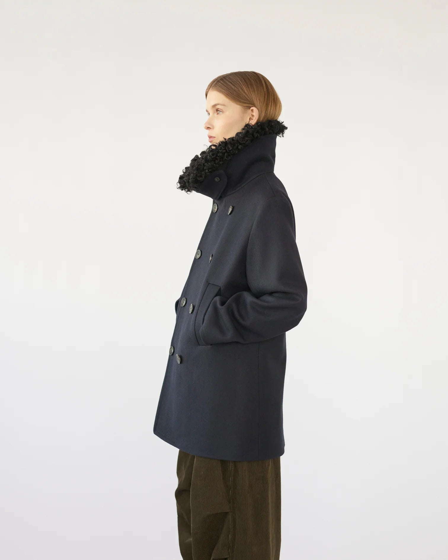 Af Agger Navy Hainsworth Peacoat