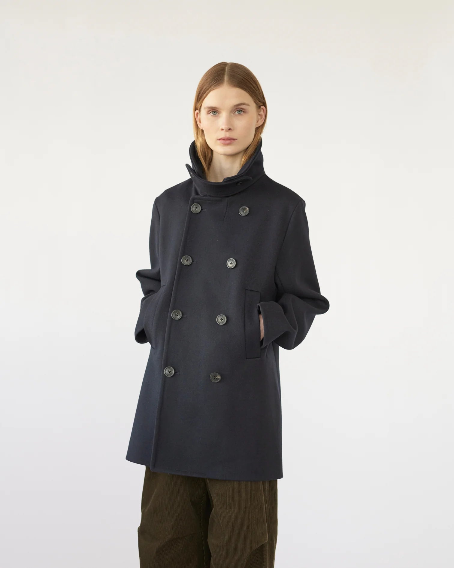 Af Agger Navy Hainsworth Peacoat