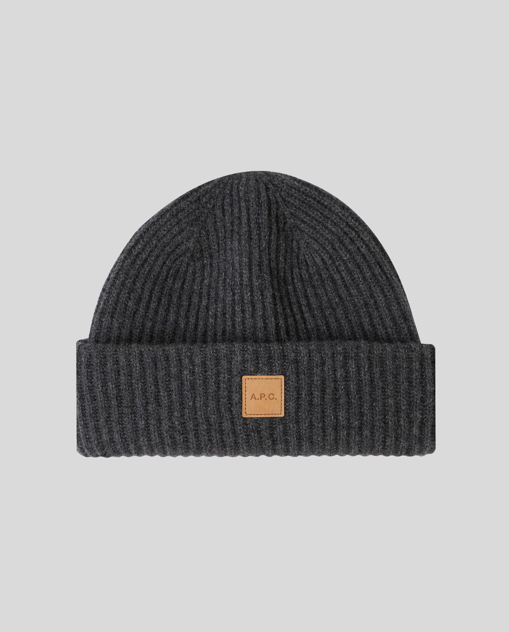 A.P.C. Bonnet Michelle Knit Hat Anthracite