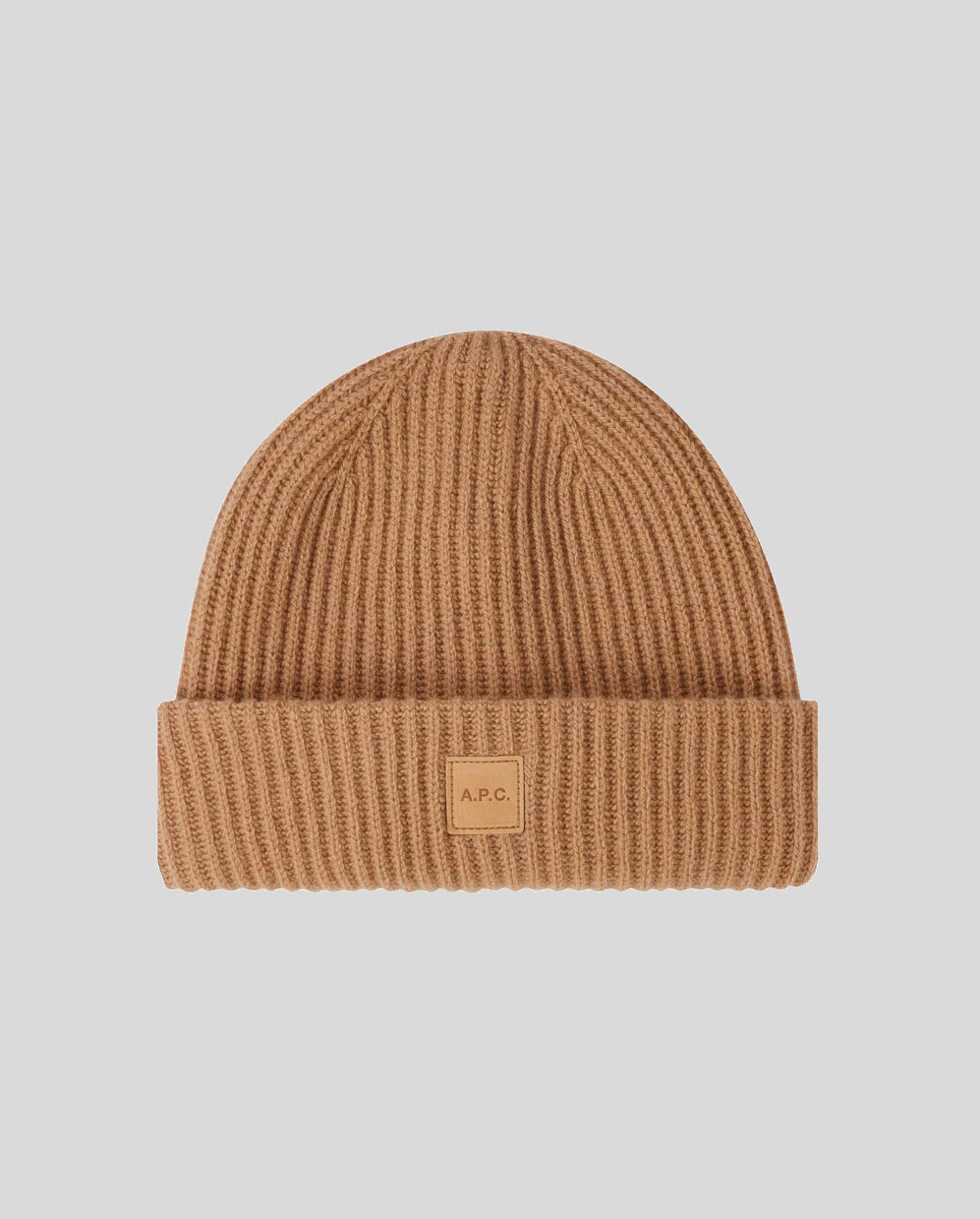 A.P.C. Bonnet Michelle Knit Hat Camel