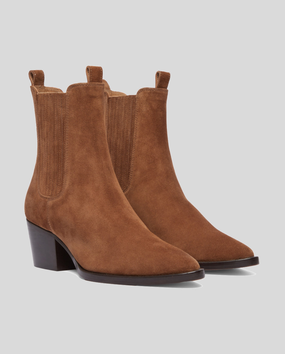 A.P.C. Santiago Debbie Suede Brown Boots