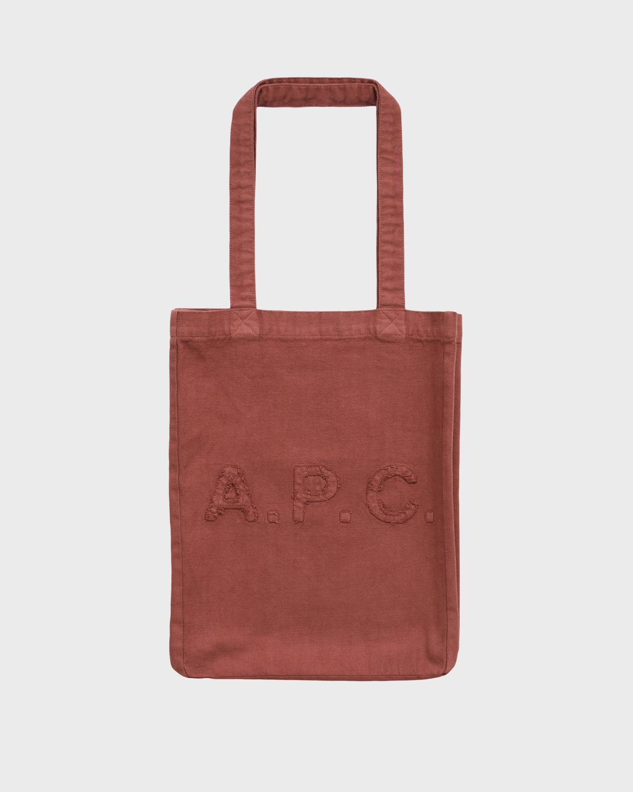 A.P.C. Burgundy Tote Lou Bag