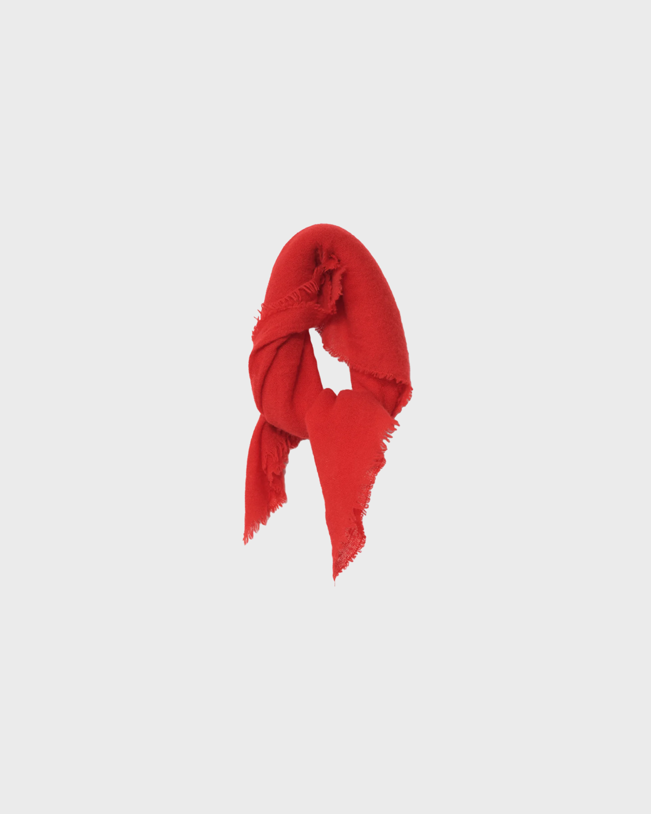 Af Agger Red Cashmere Scarf