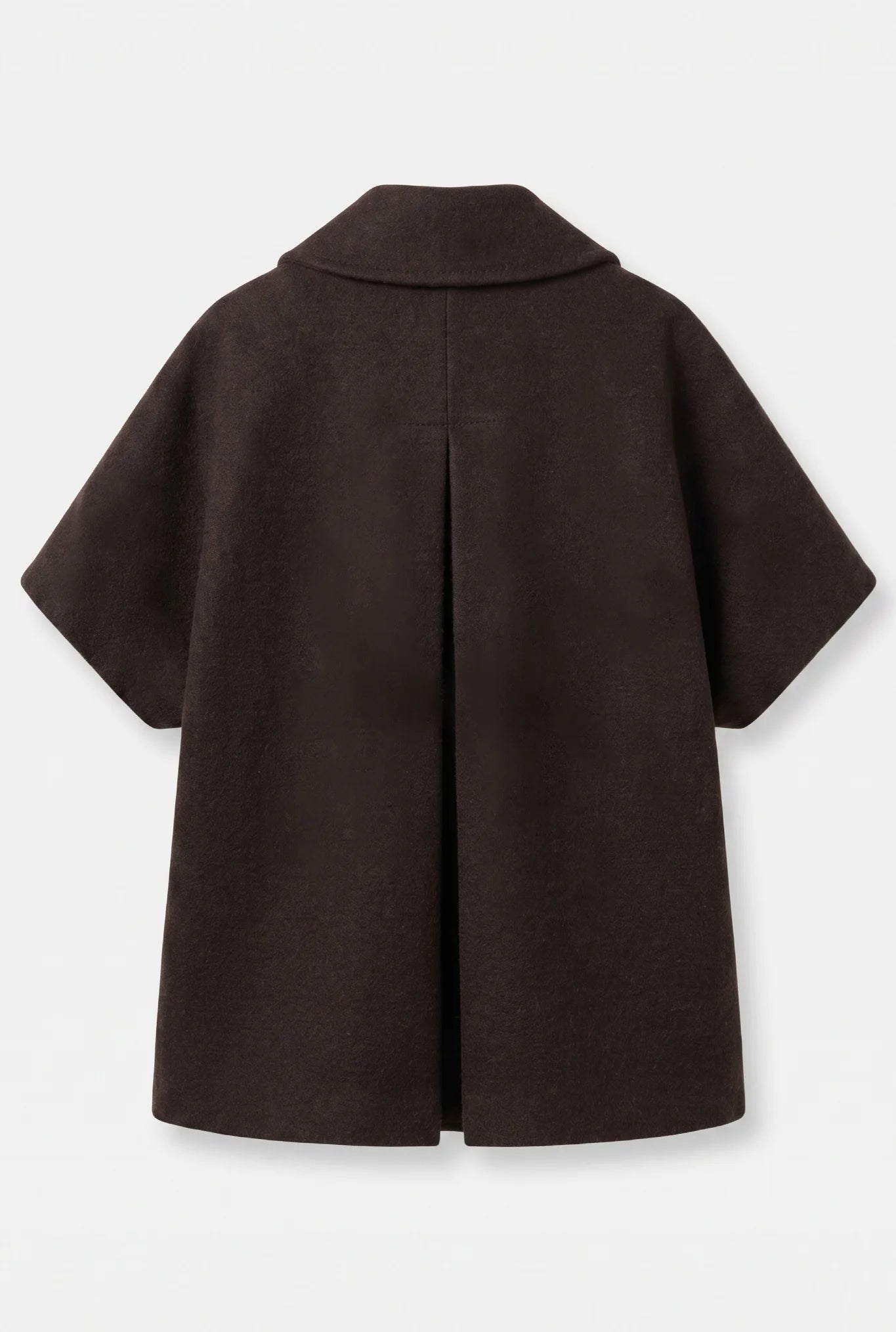 Crowd Brown Short MOK Wool Coat