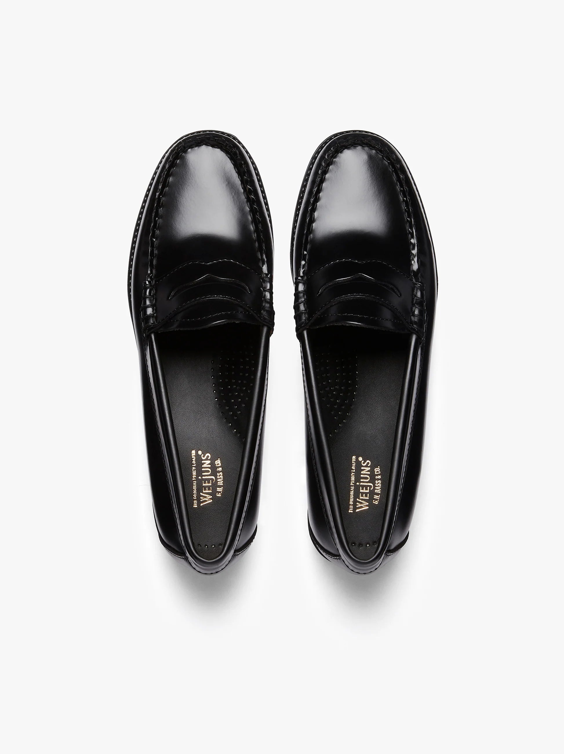 G.H Bass & Co. Weejuns Black Penny Loafers