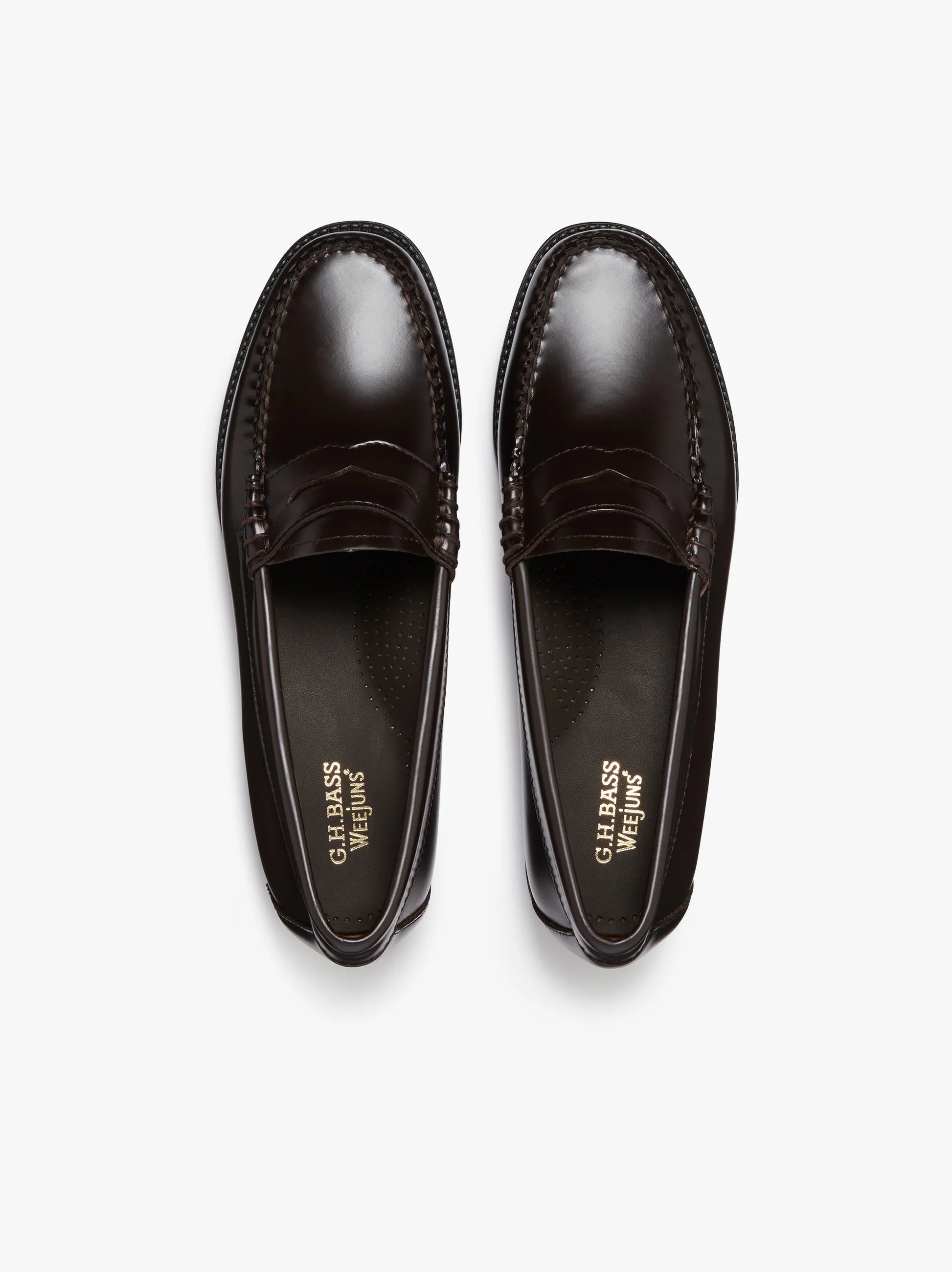 G.H Bass & Co. Weejuns Chocolate Brown Penny Loafers