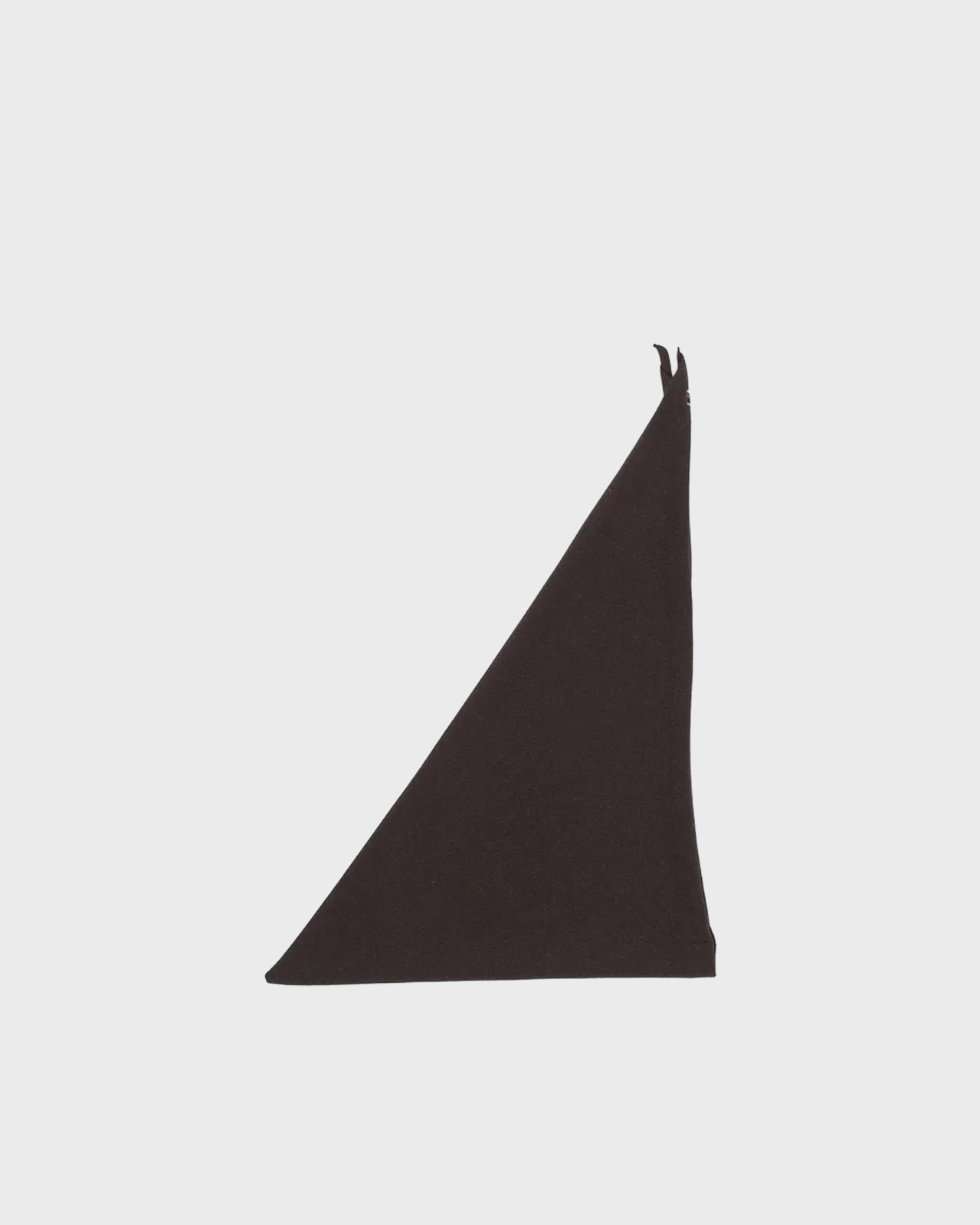 Extreme Cashmere Dark Brown Bandana Scarf