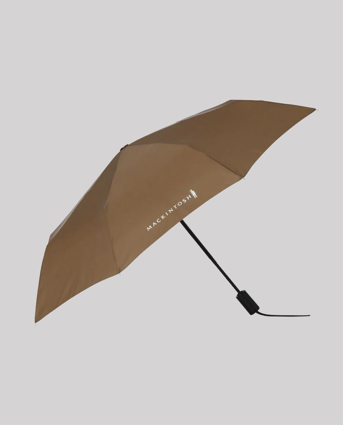 Mackintosh Ayr Camel Brown Automatic Telescope Umbrella